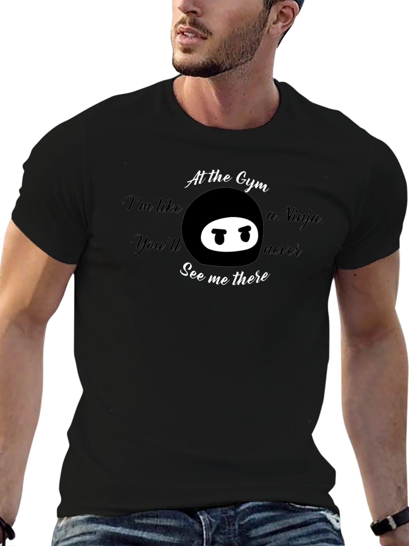 Gym Ninja T-Shirt - Funny Workout Tee