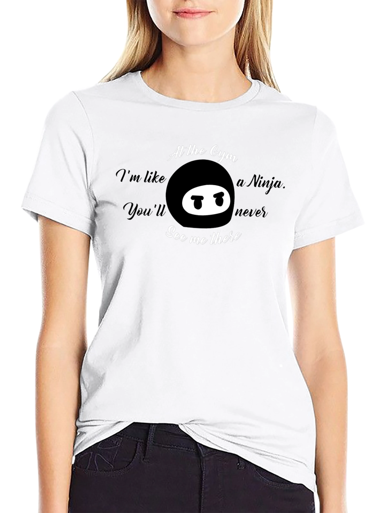 Gym Ninja T-Shirt - Funny Workout Tee