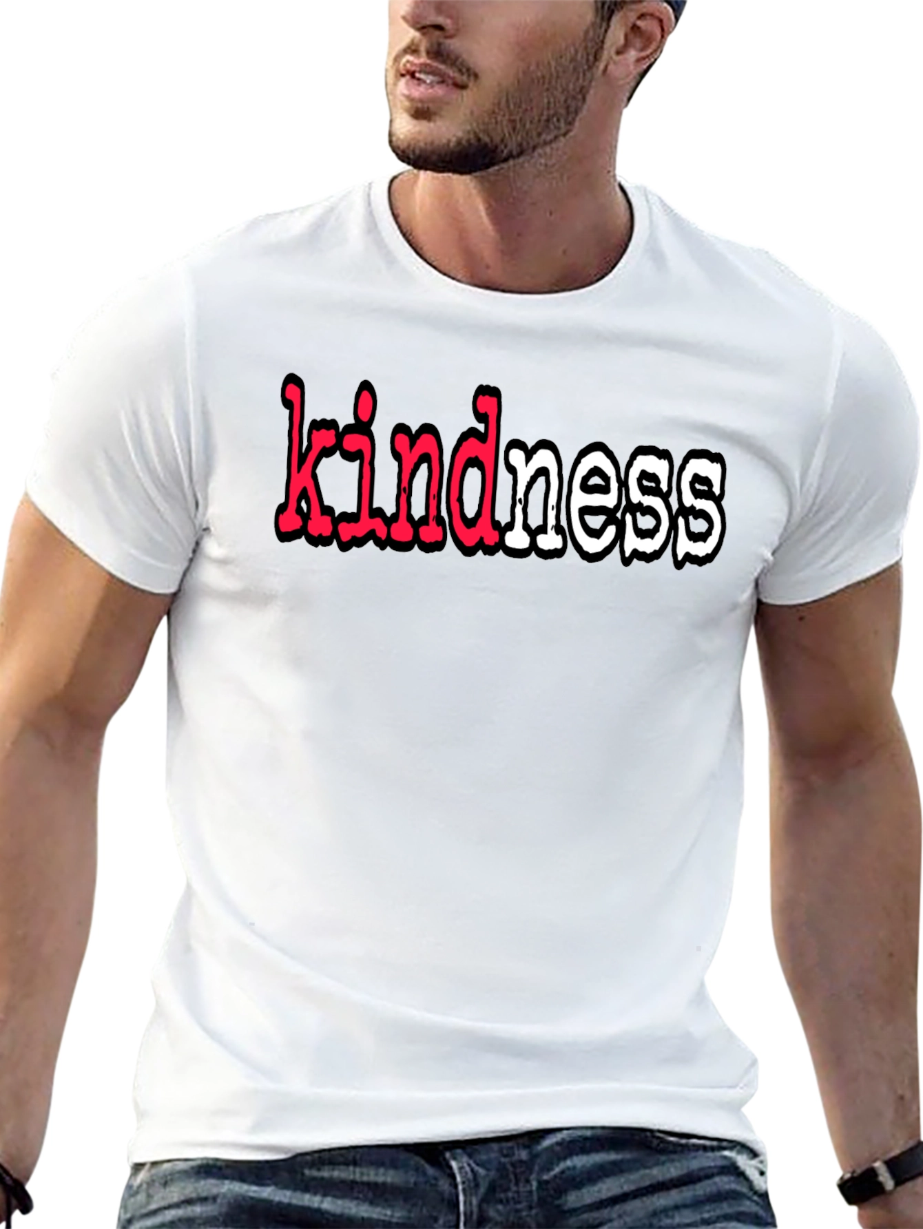 Kindness T-Shirt - Black Graphic Tee