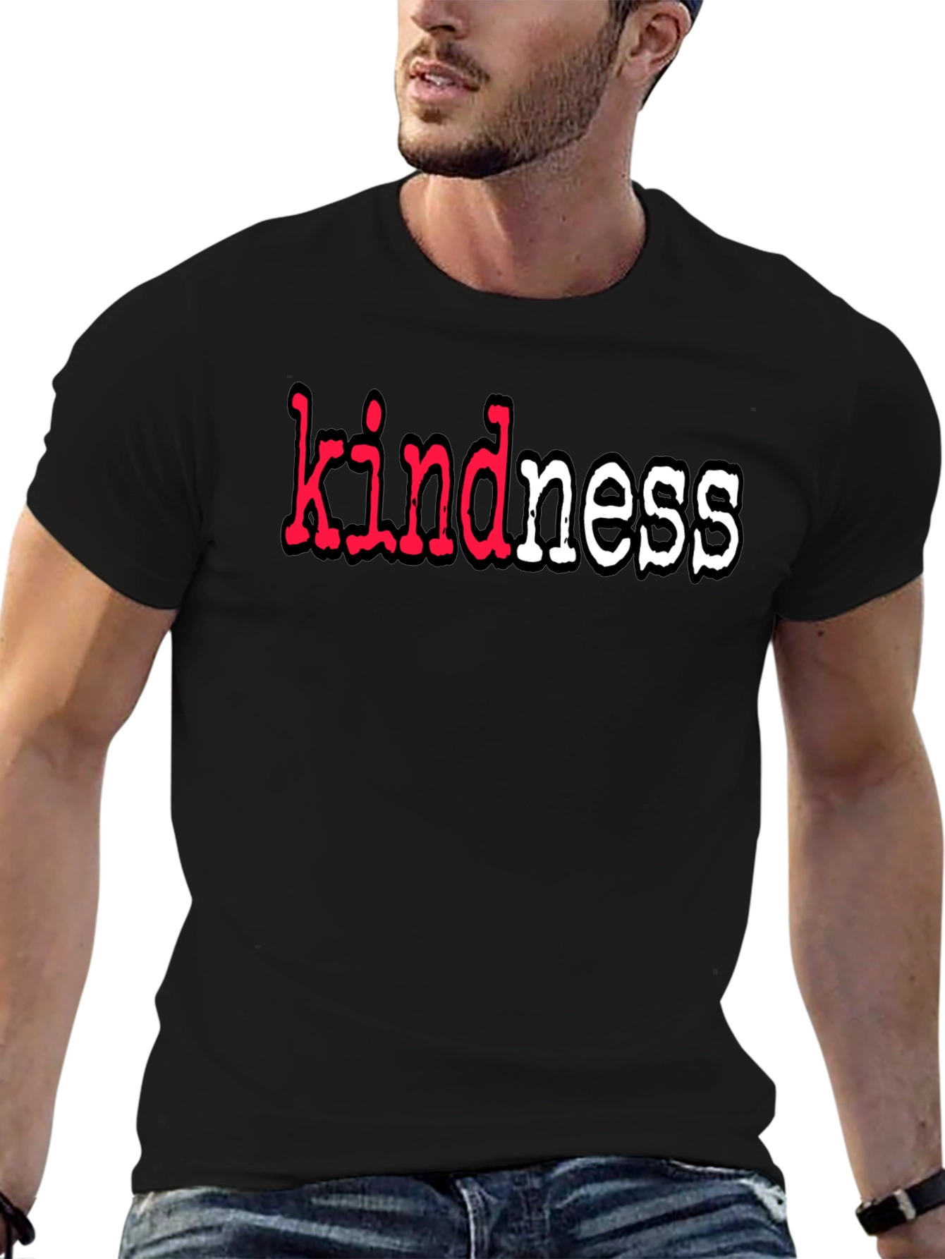Kindness T-Shirt - Black Graphic Tee