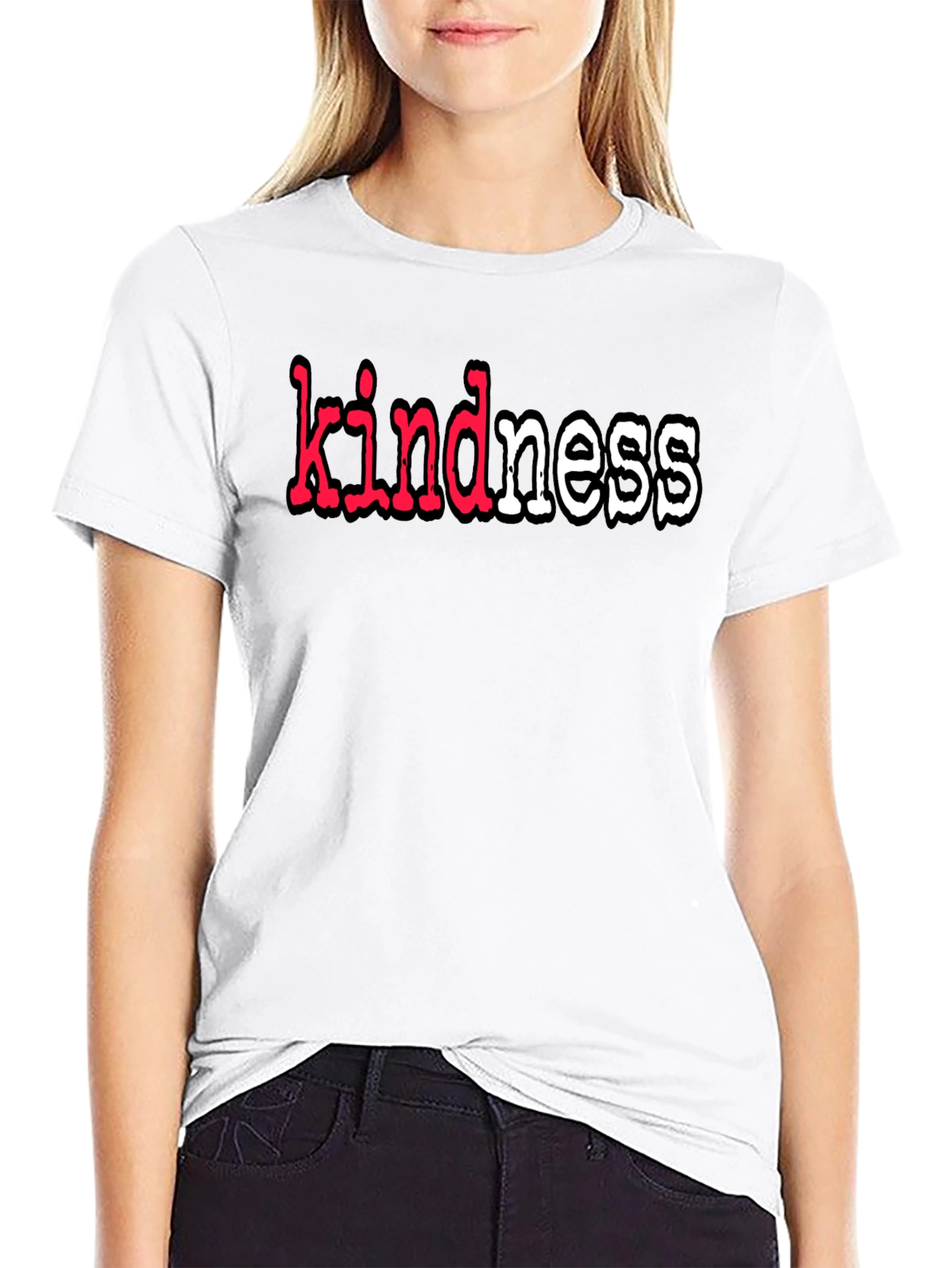 Kindness T-Shirt - Black Graphic Tee
