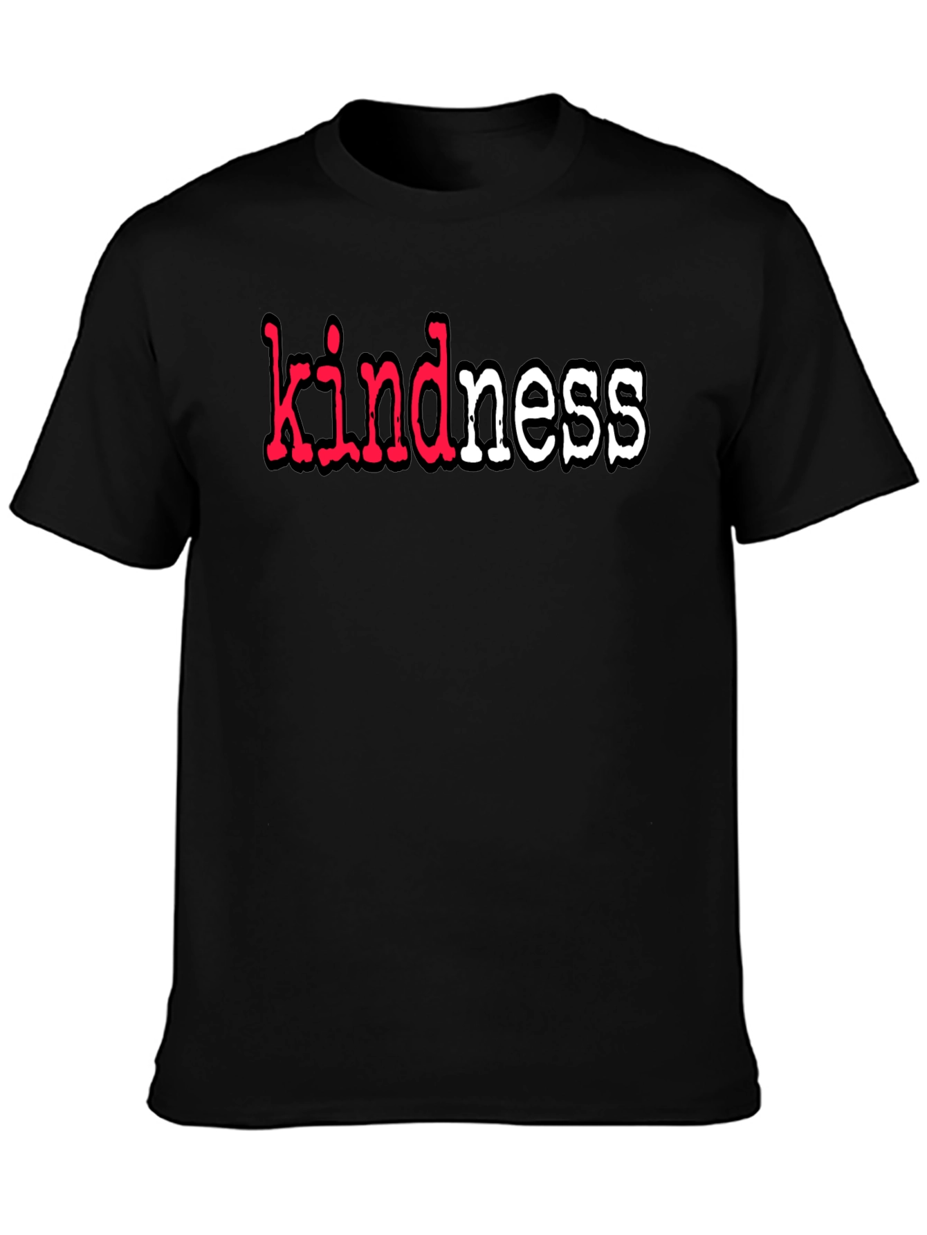 Kindness T-Shirt - Black Graphic Tee