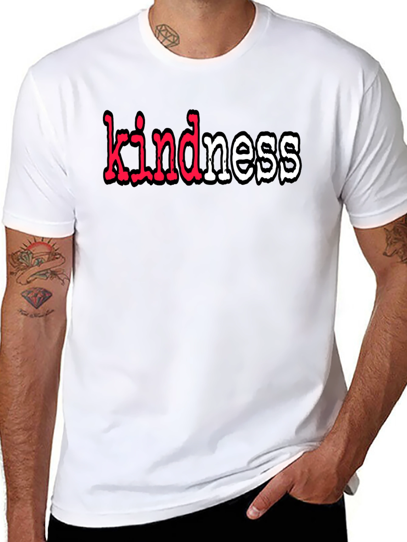 Kindness T-Shirt - Black Graphic Tee