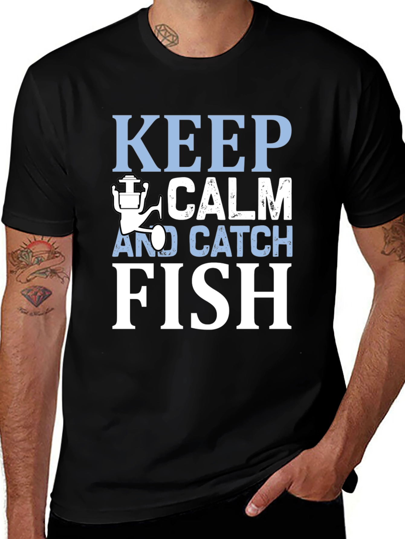 Keep Calm and Catch Fish T-Shirt