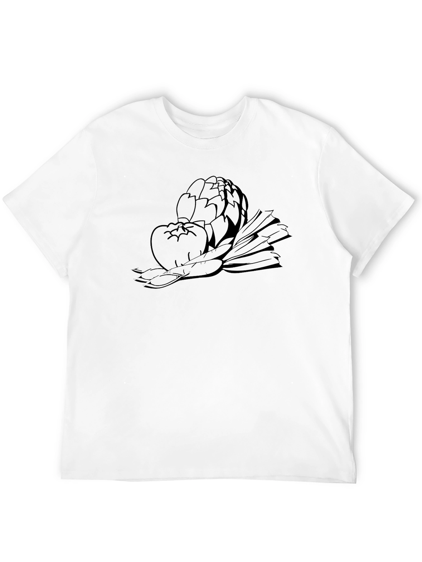 Vegetable Graphic T-Shirt - Organic Feel