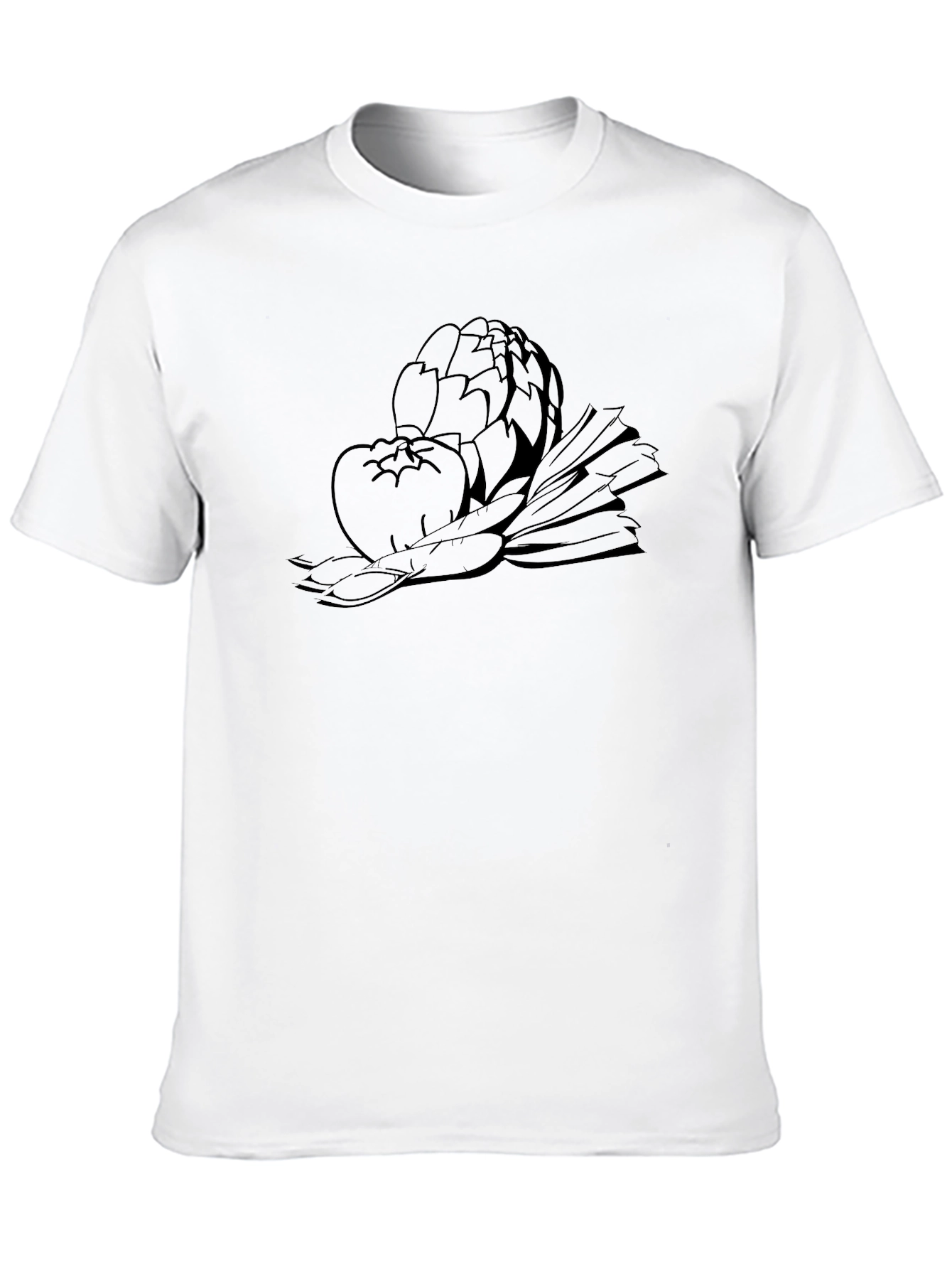Vegetable Graphic T-Shirt - Organic Feel