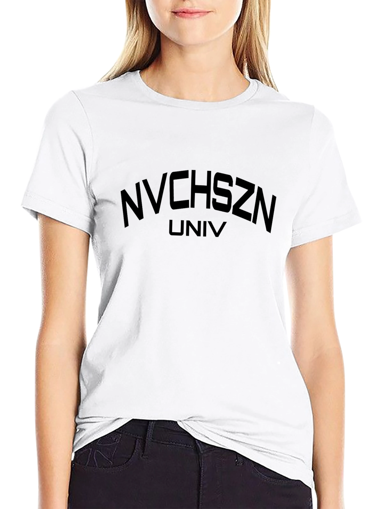 NVCHSZN UNIV Black Graphic Tee