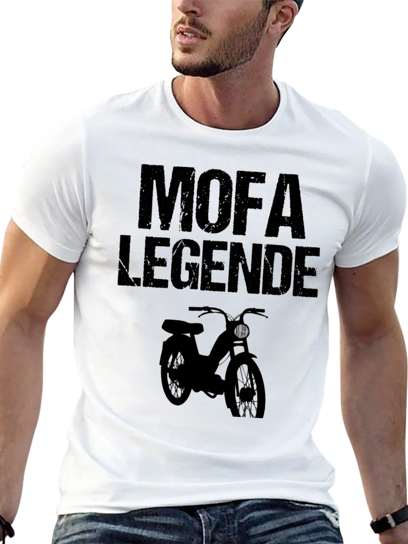 MOFA Legende T-Shirt - Classic Motorcycle Design