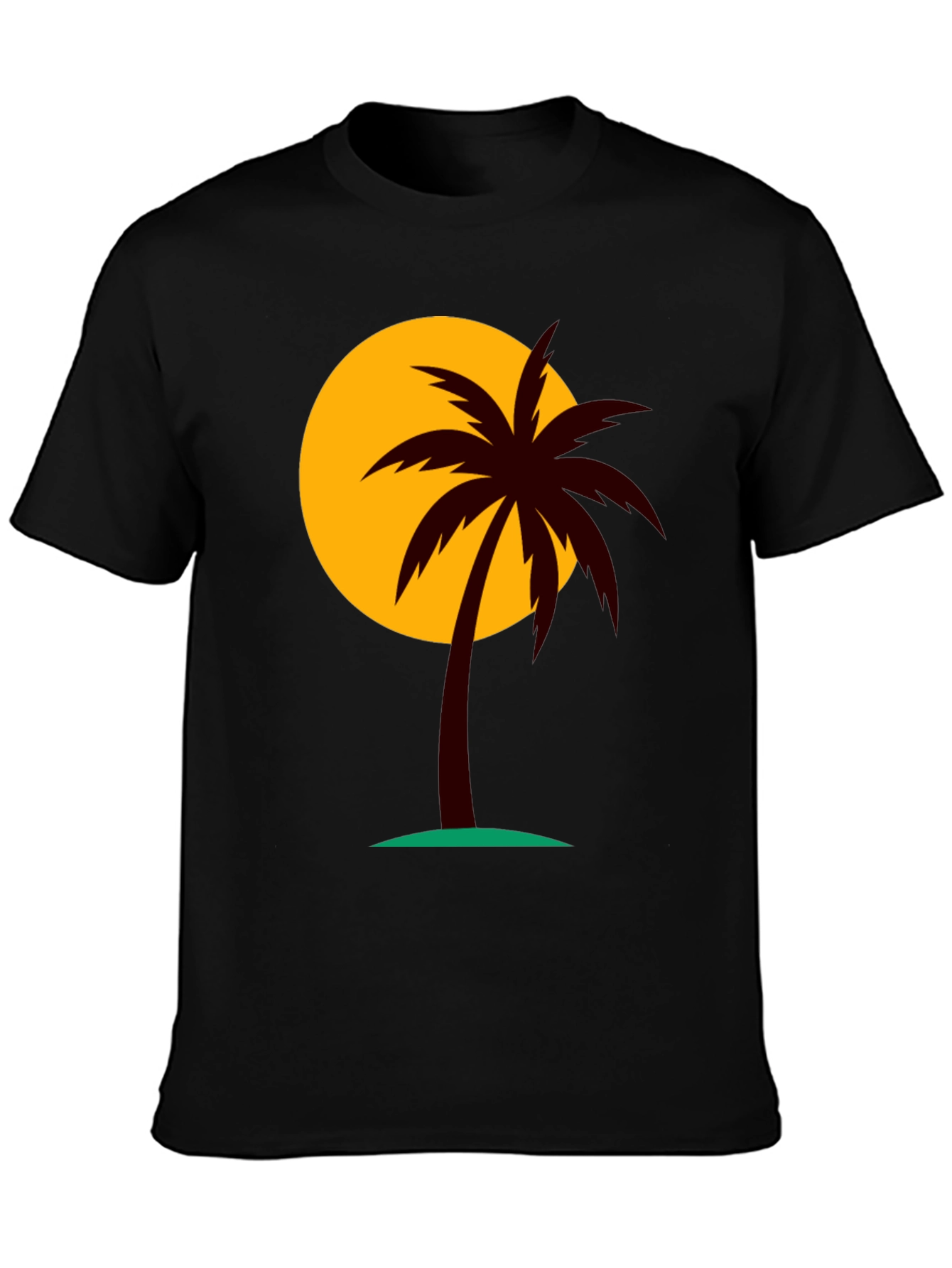 Sunset Palm Tree Graphic T-Shirt