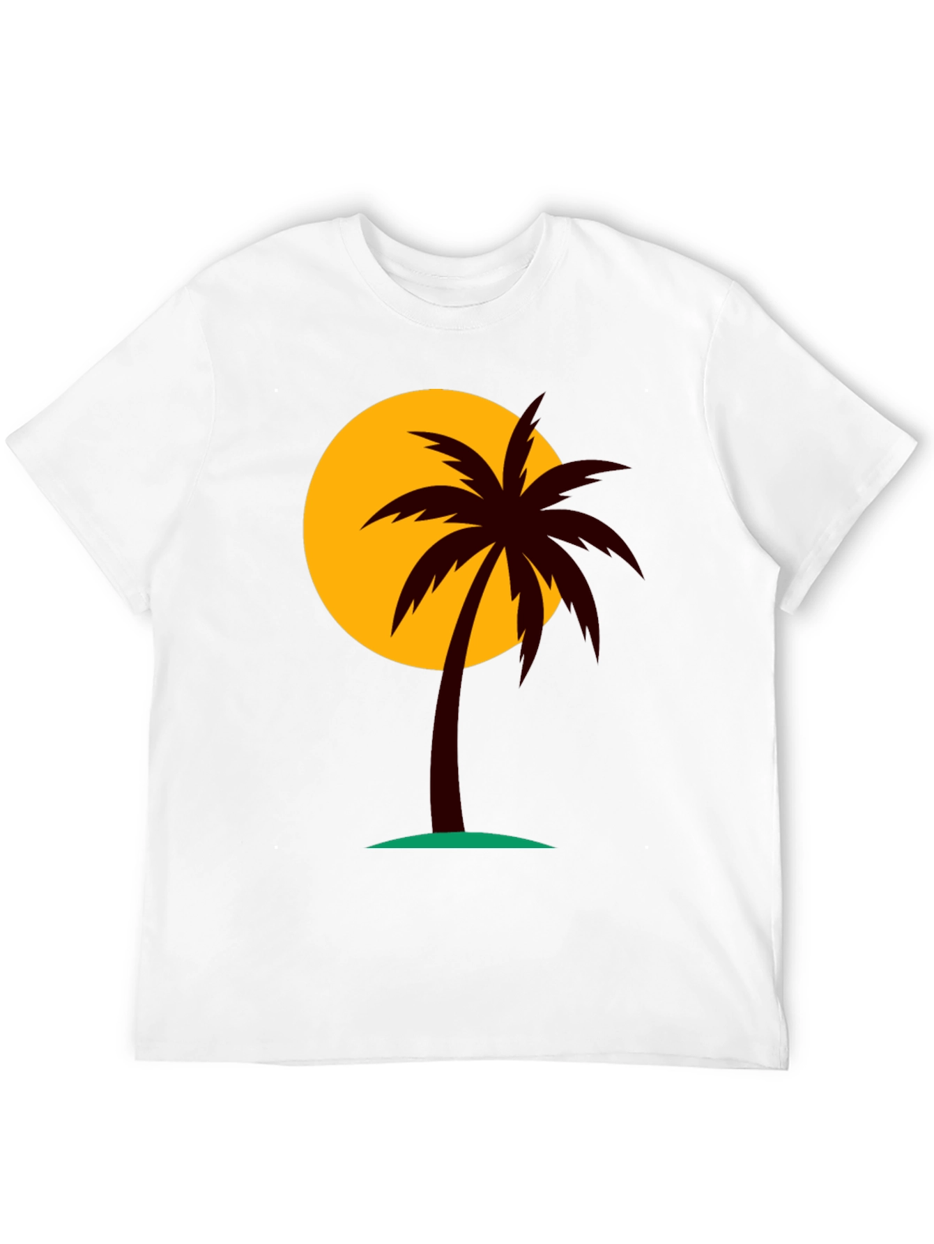 Sunset Palm Tree Graphic T-Shirt