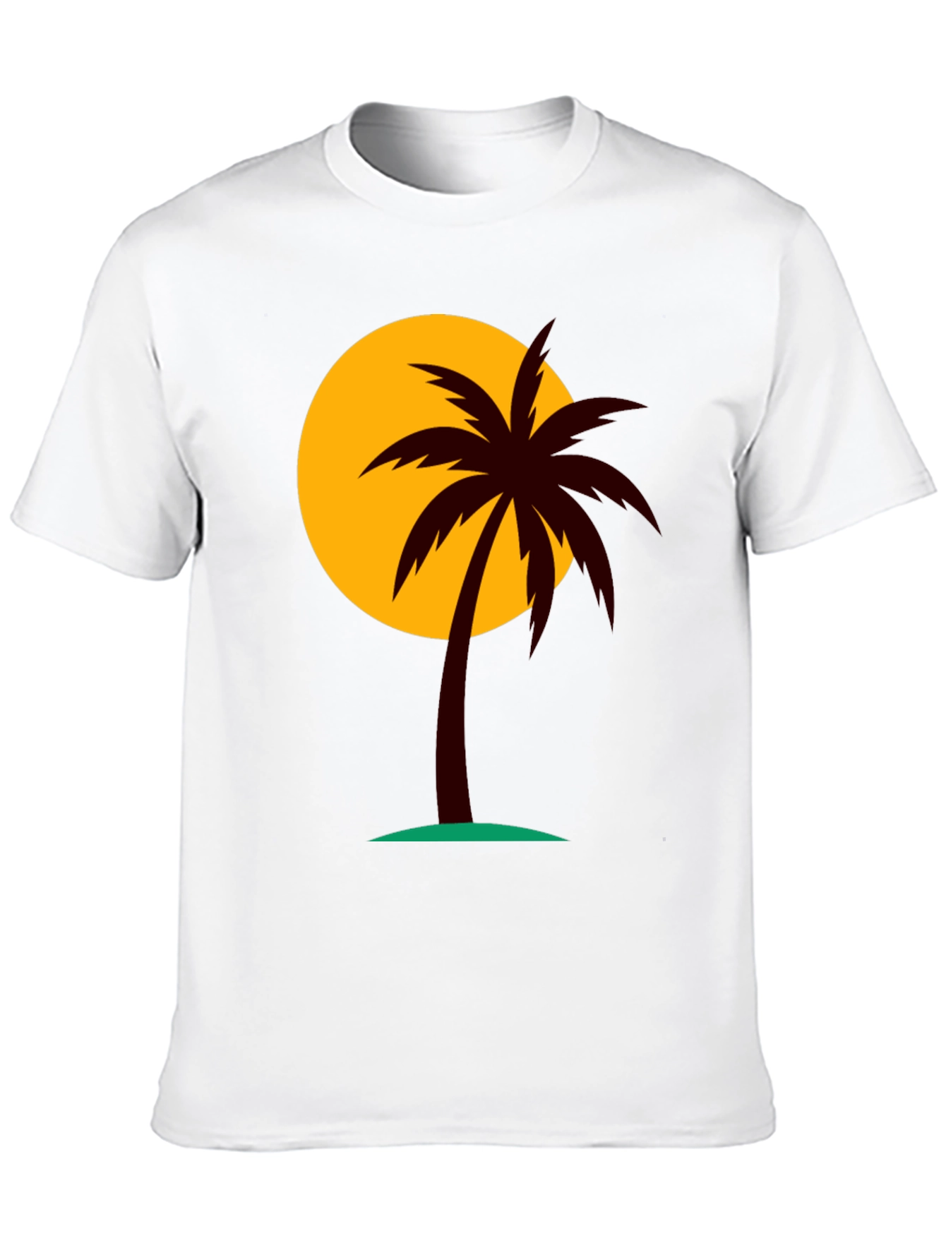 Sunset Palm Tree Graphic T-Shirt