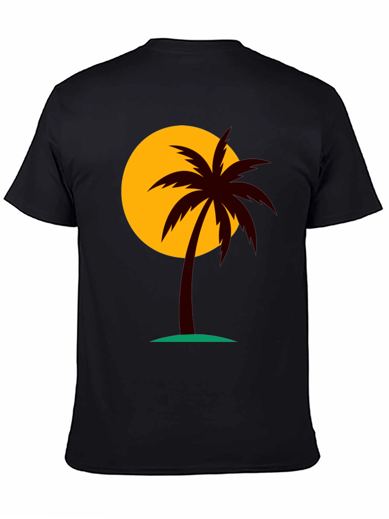 Sunset Palm Tree Graphic T-Shirt