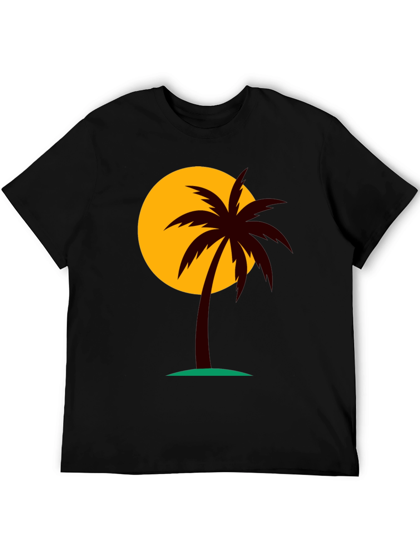 Sunset Palm Tree Graphic T-Shirt