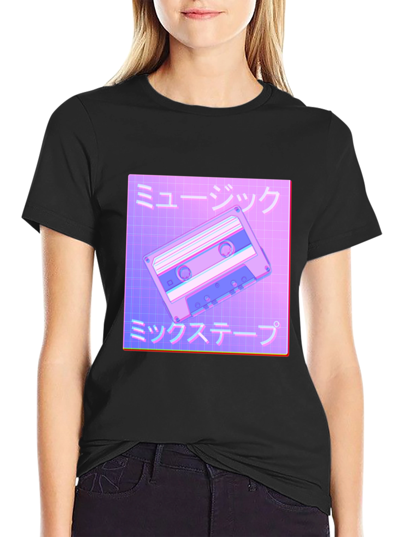 Retro Japanese Cassette Tape T-Shirt