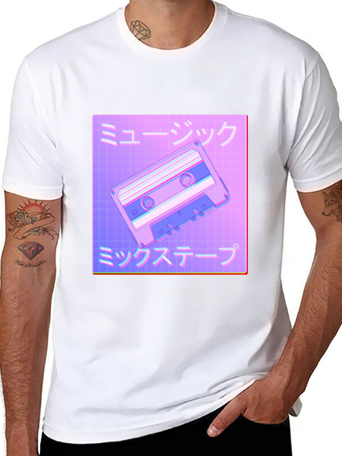 Retro Japanese Cassette Tape T-Shirt