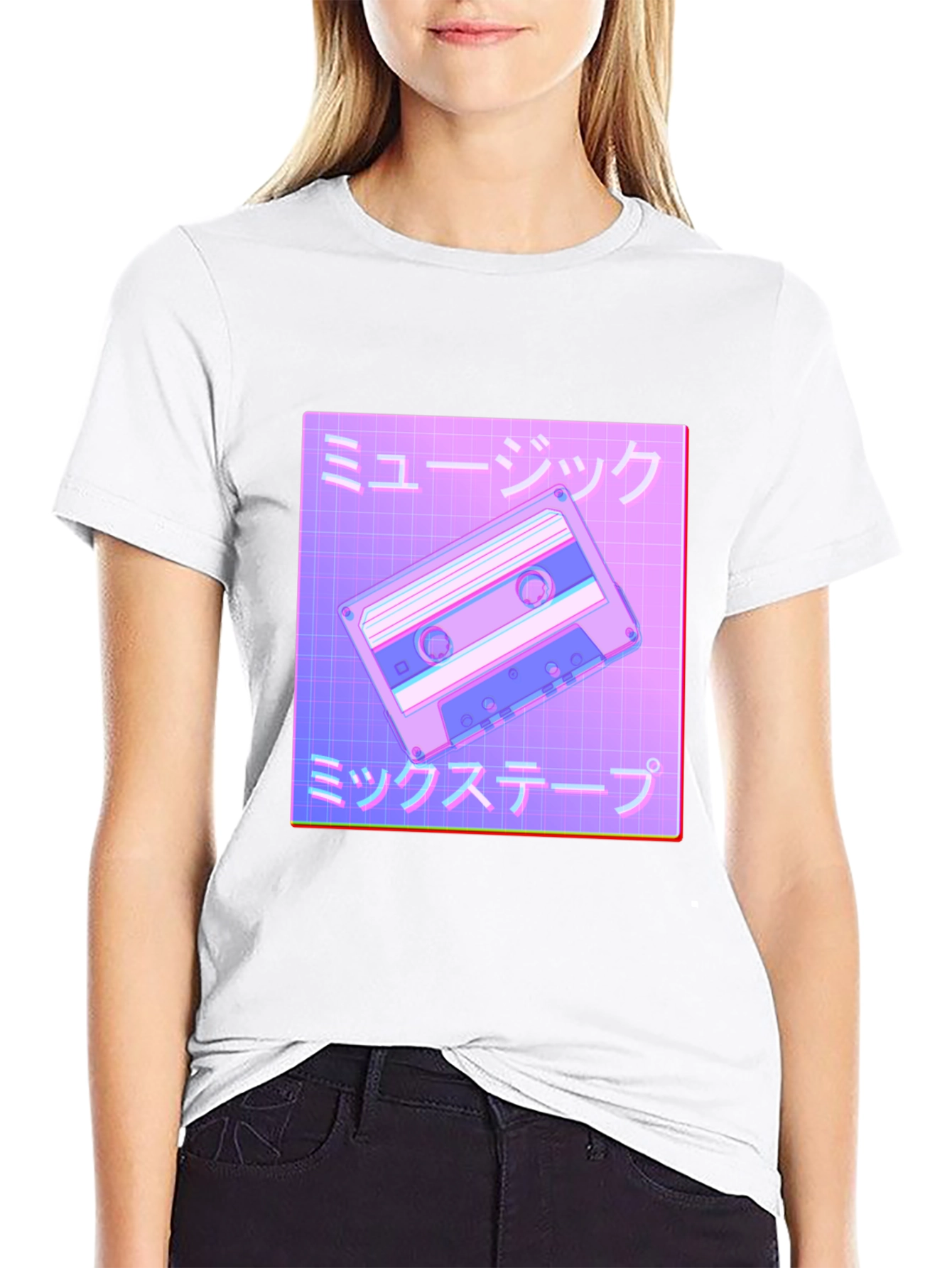 Retro Japanese Cassette Tape T-Shirt
