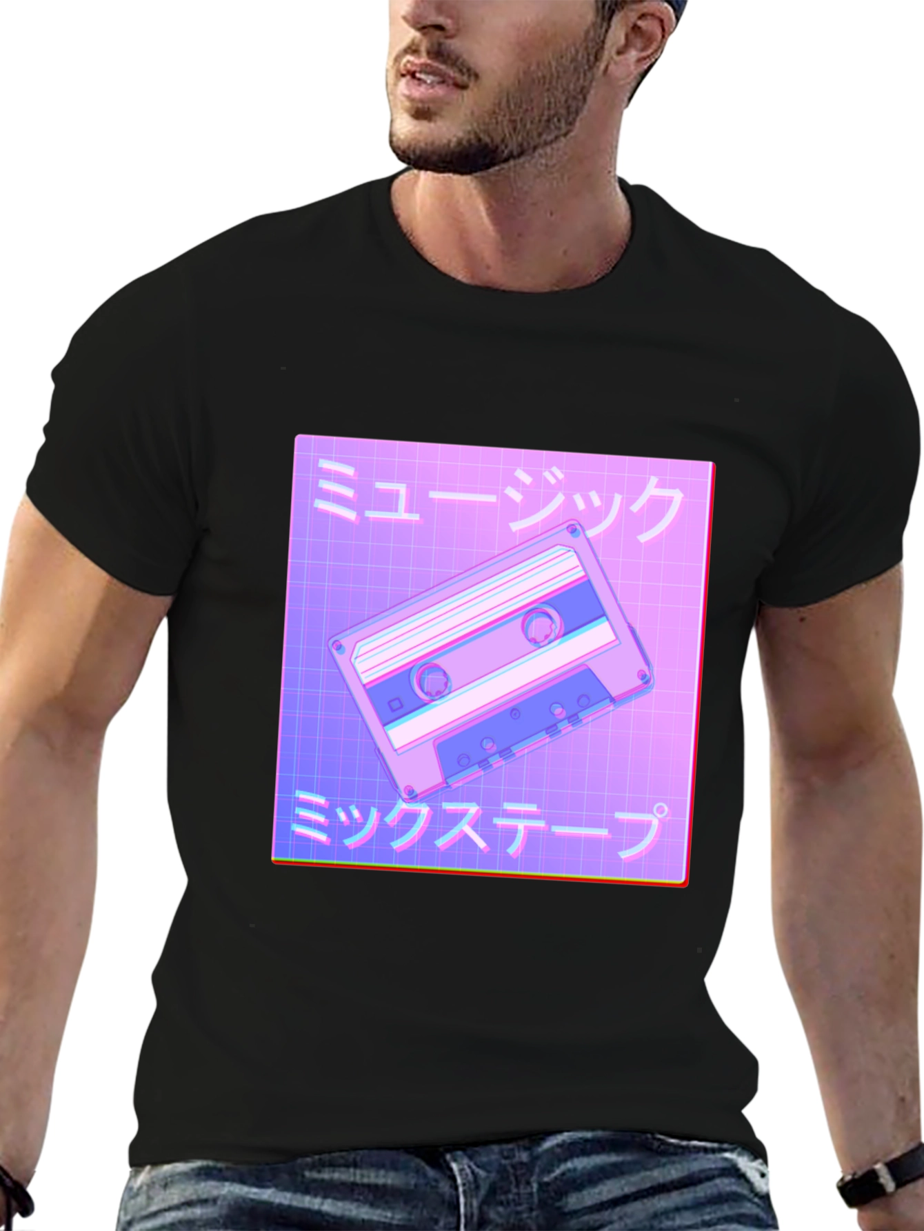 Retro Japanese Cassette Tape T-Shirt