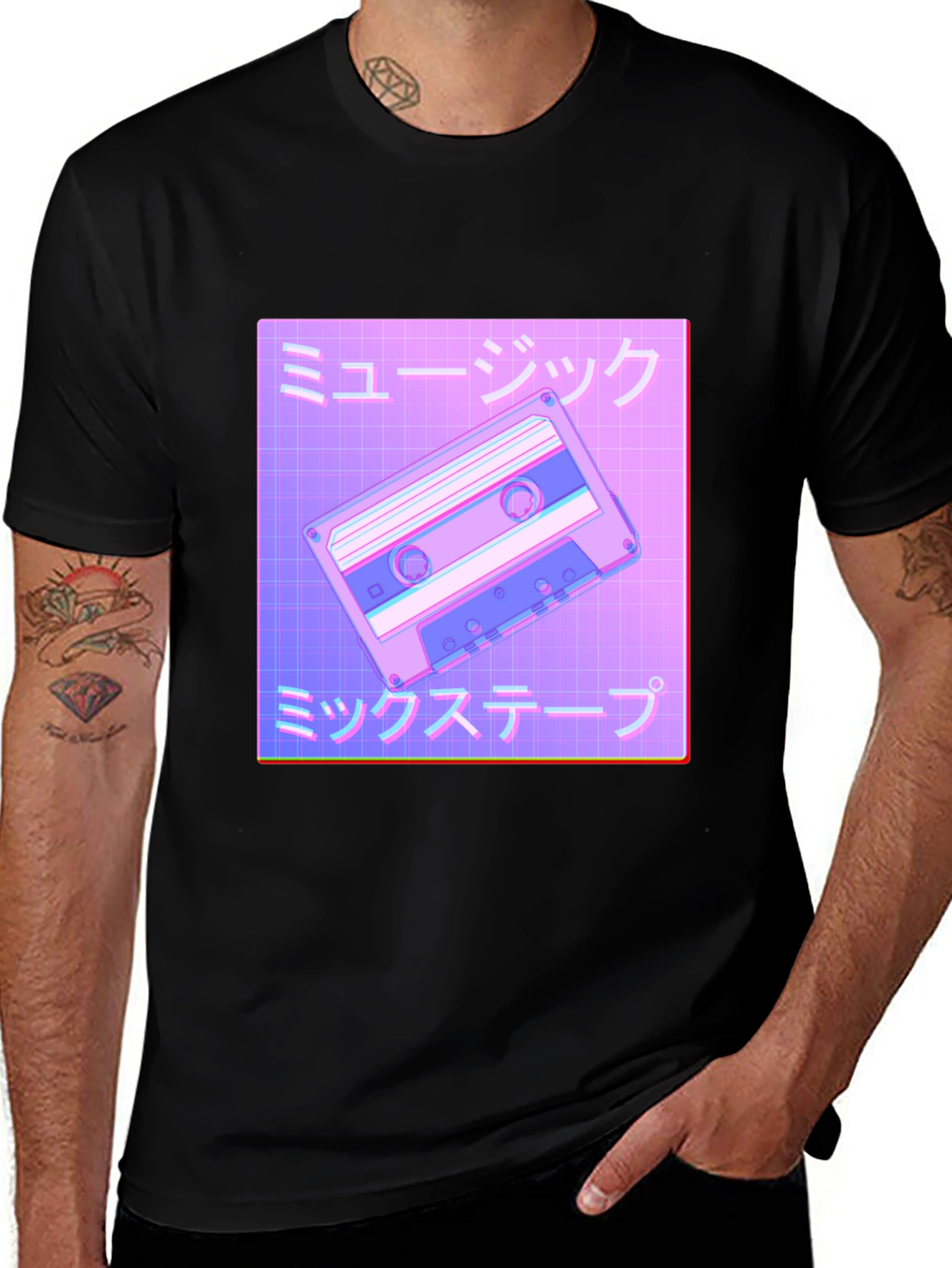 Retro Japanese Cassette Tape T-Shirt