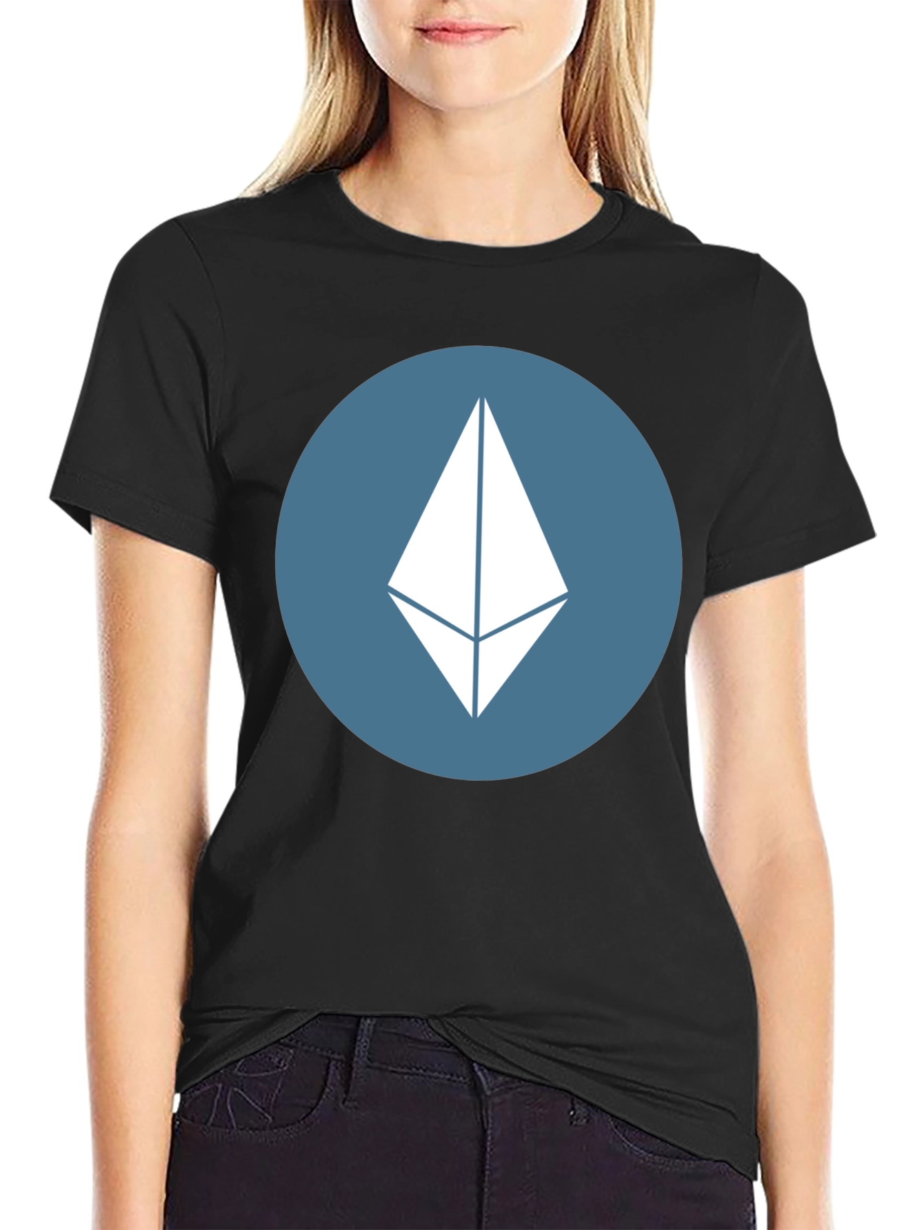 Ethereum Logo Black T-Shirt