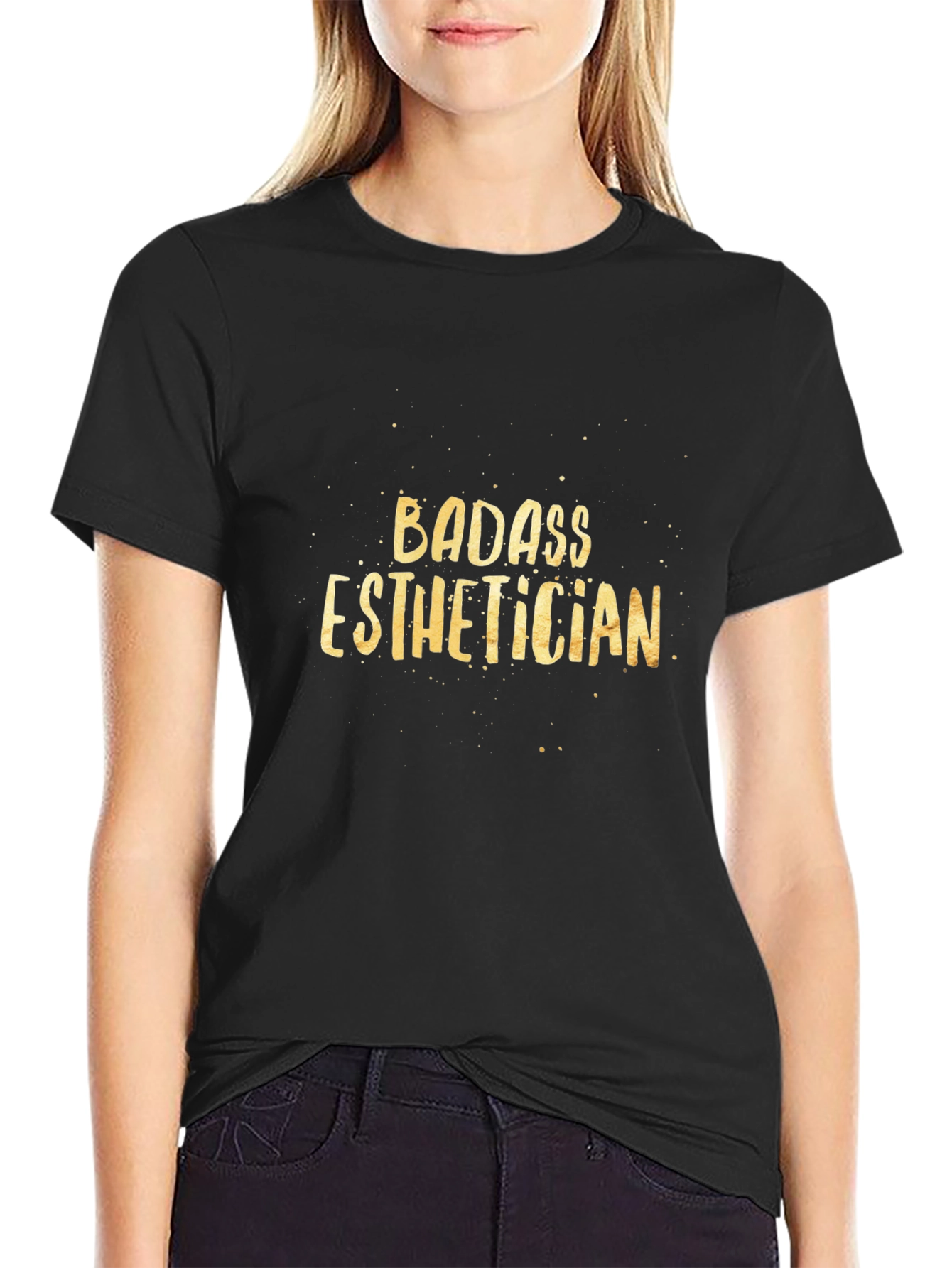 Badass Esthetician Graphic Tee
