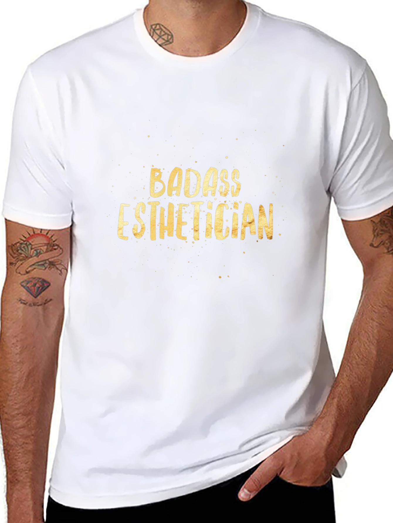 Badass Esthetician Graphic Tee