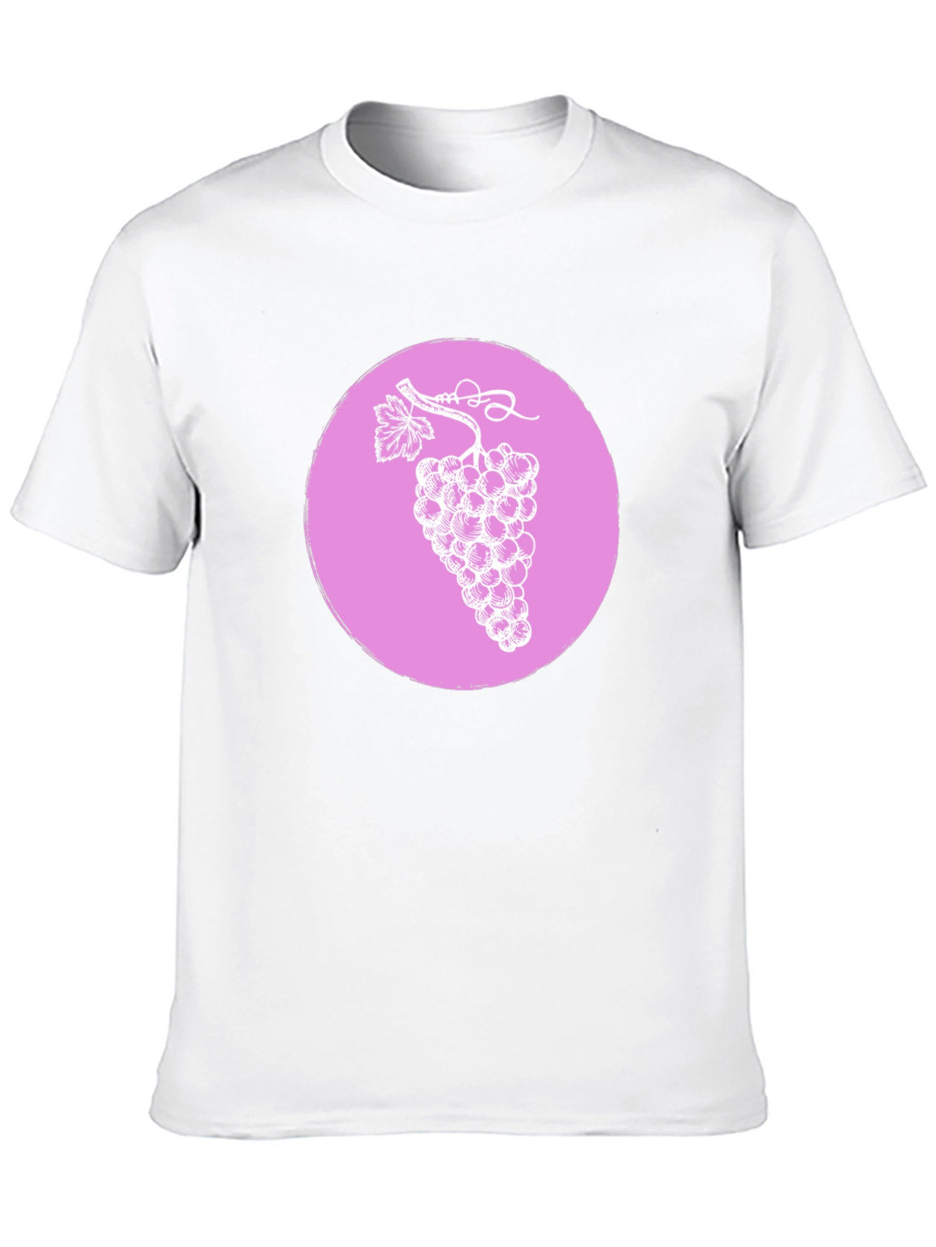 Grapes Graphic T-Shirt - Black Casual Tee