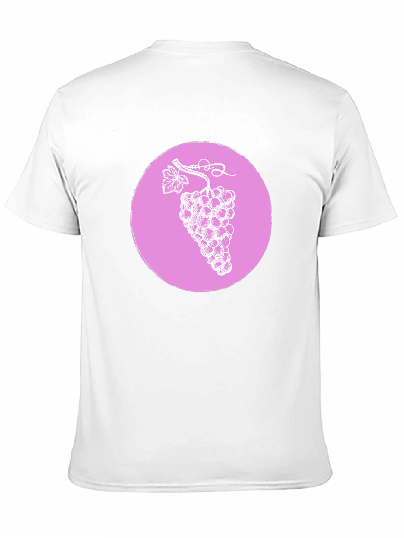 Grapes Graphic T-Shirt - Black Casual Tee