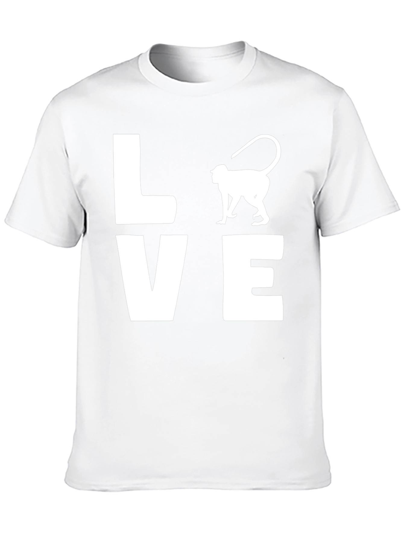 Love Monkey Graphic Tee - Mens Black T-Shirt