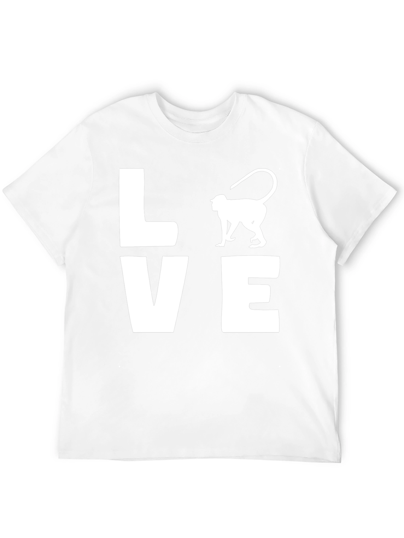 Love Monkey Graphic Tee - Mens Black T-Shirt