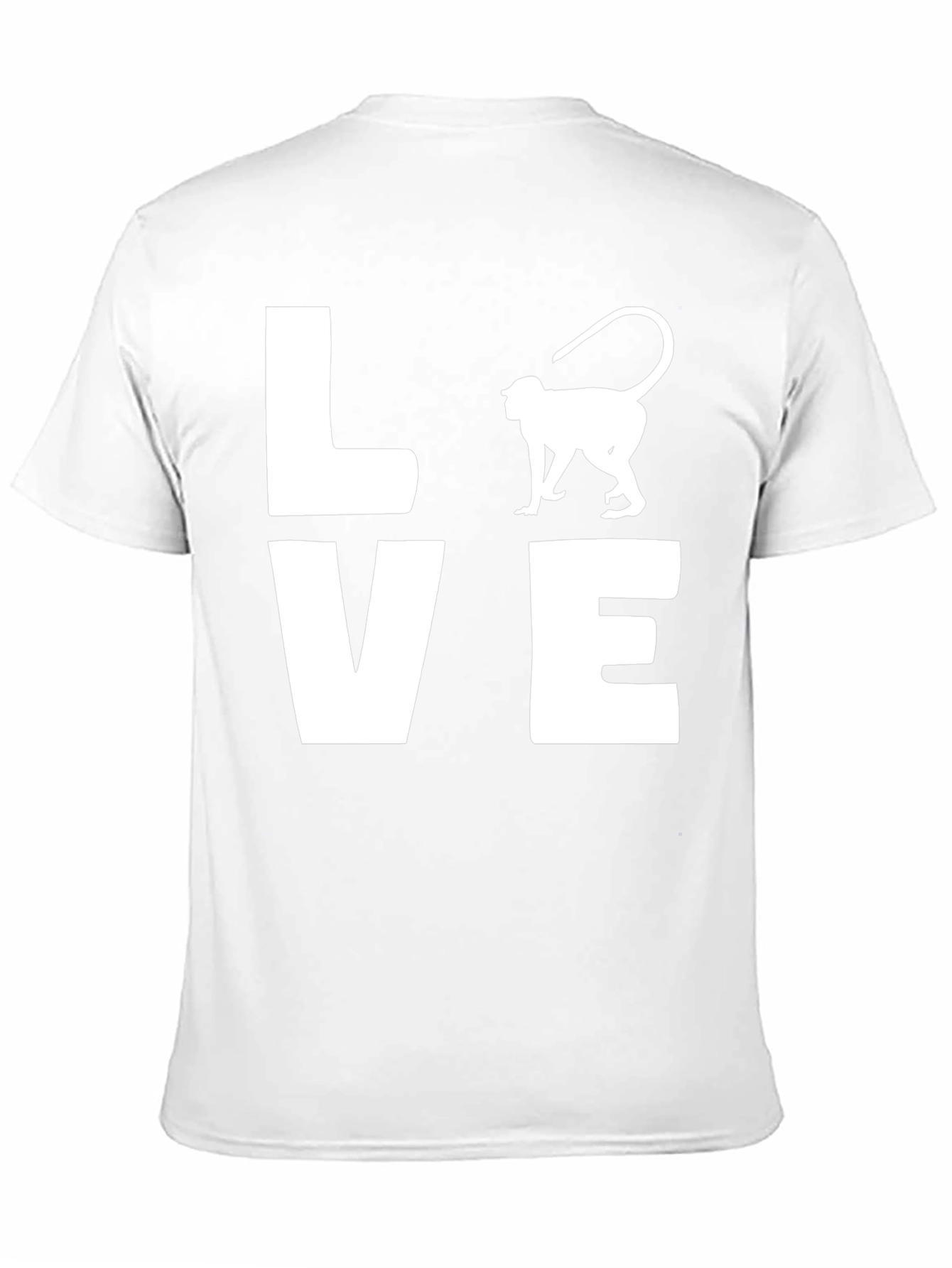 Love Monkey Graphic Tee - Mens Black T-Shirt