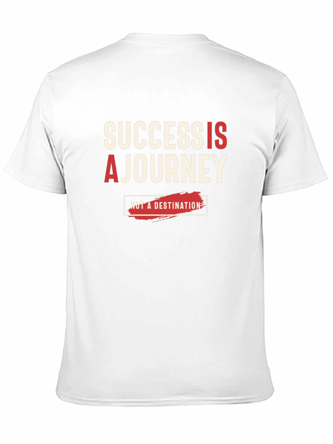 Success Is A Journey Black Graphic Tee