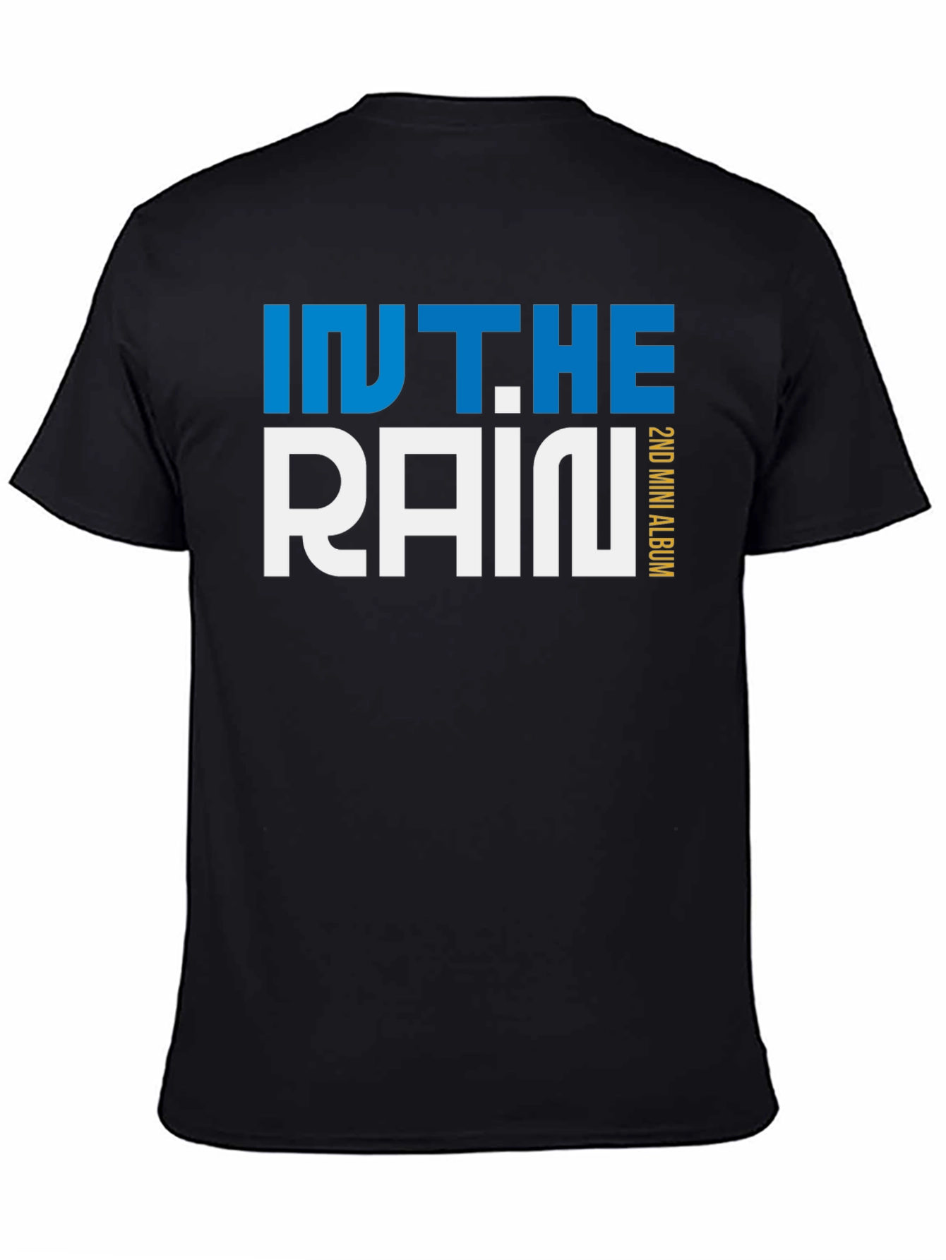 In The Rain 2nd Mini Album Black T-Shirt