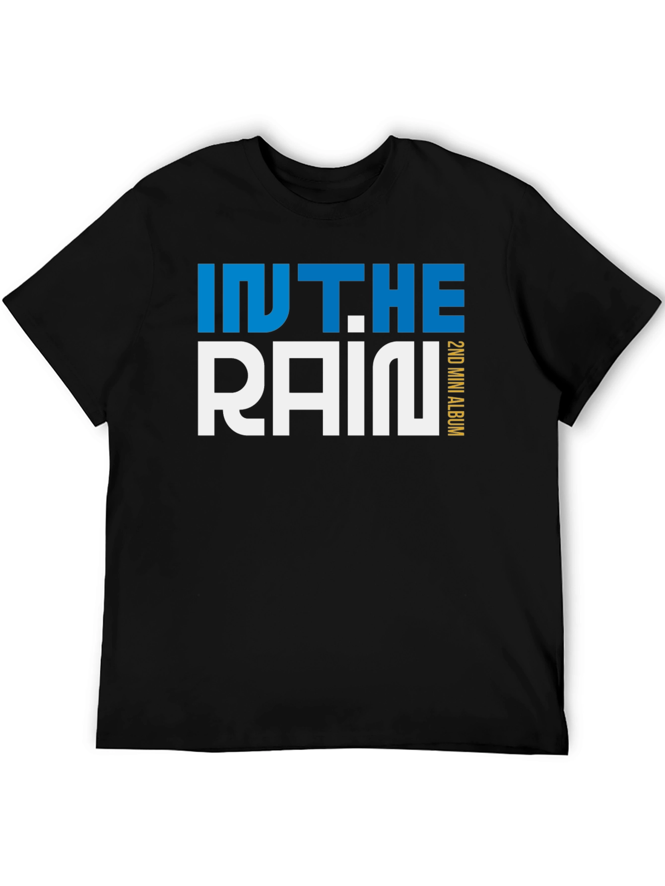 In The Rain 2nd Mini Album Black T-Shirt