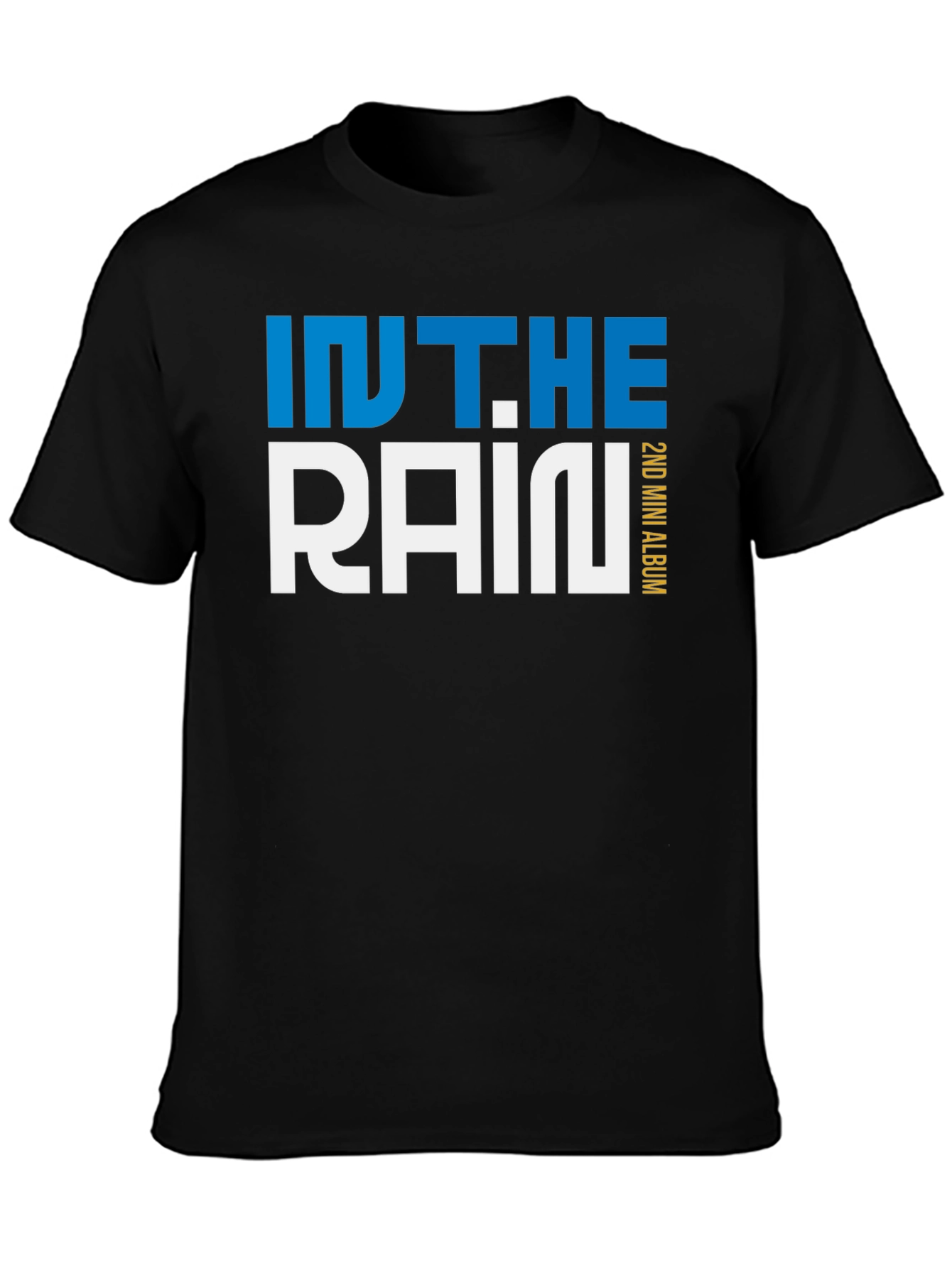 In The Rain 2nd Mini Album Black T-Shirt