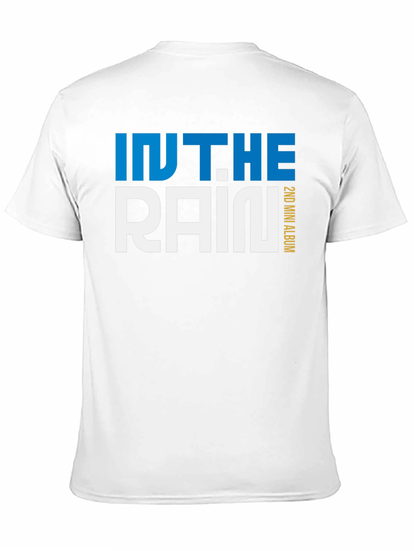 In The Rain 2nd Mini Album Black T-Shirt