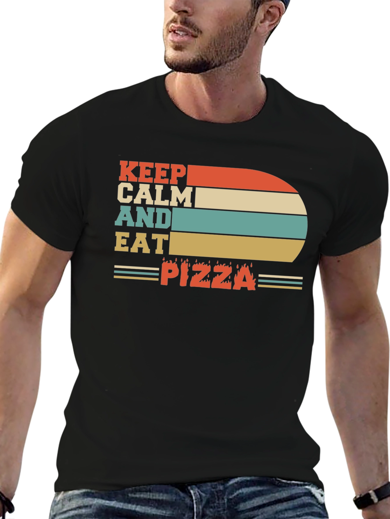 Keep Calm and Eat Pizza T-Shirt