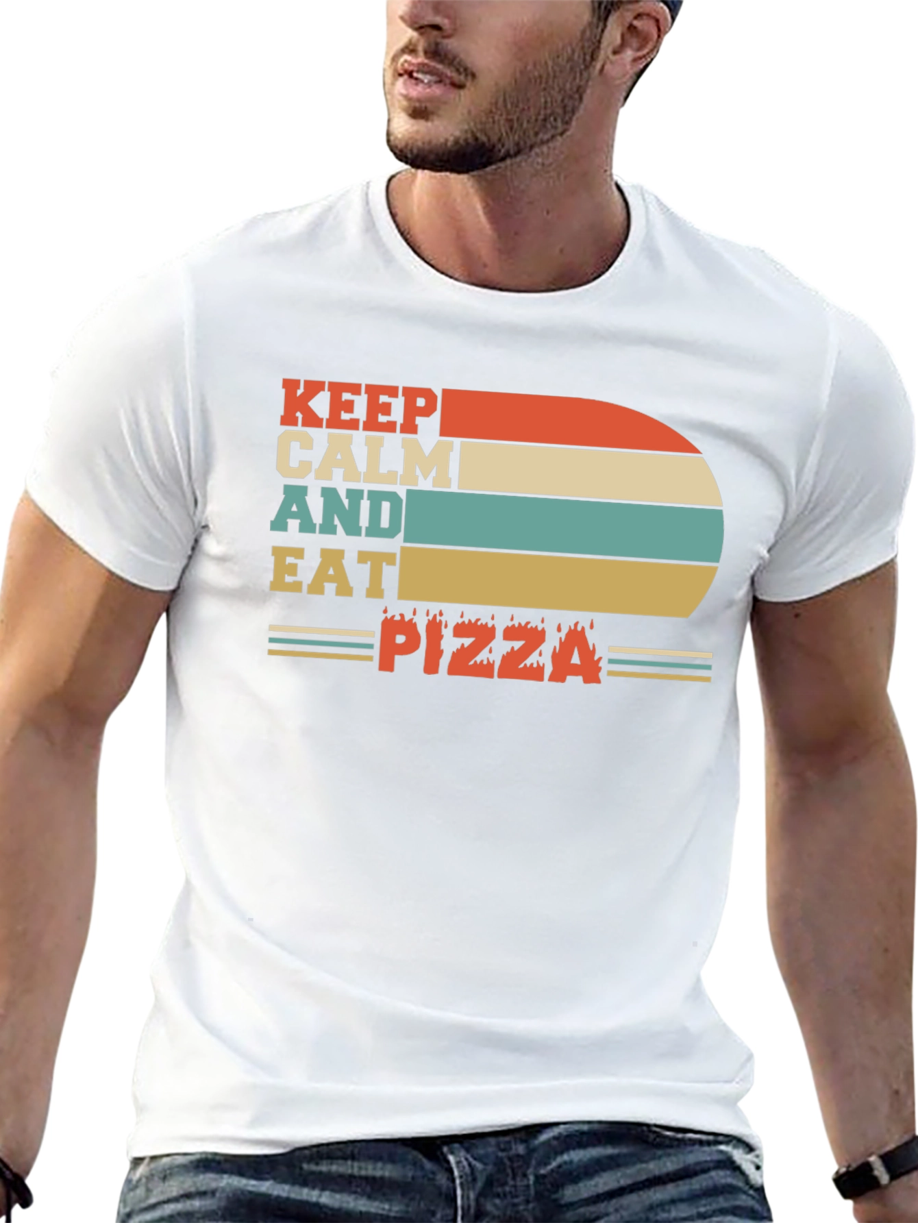 Keep Calm and Eat Pizza T-Shirt