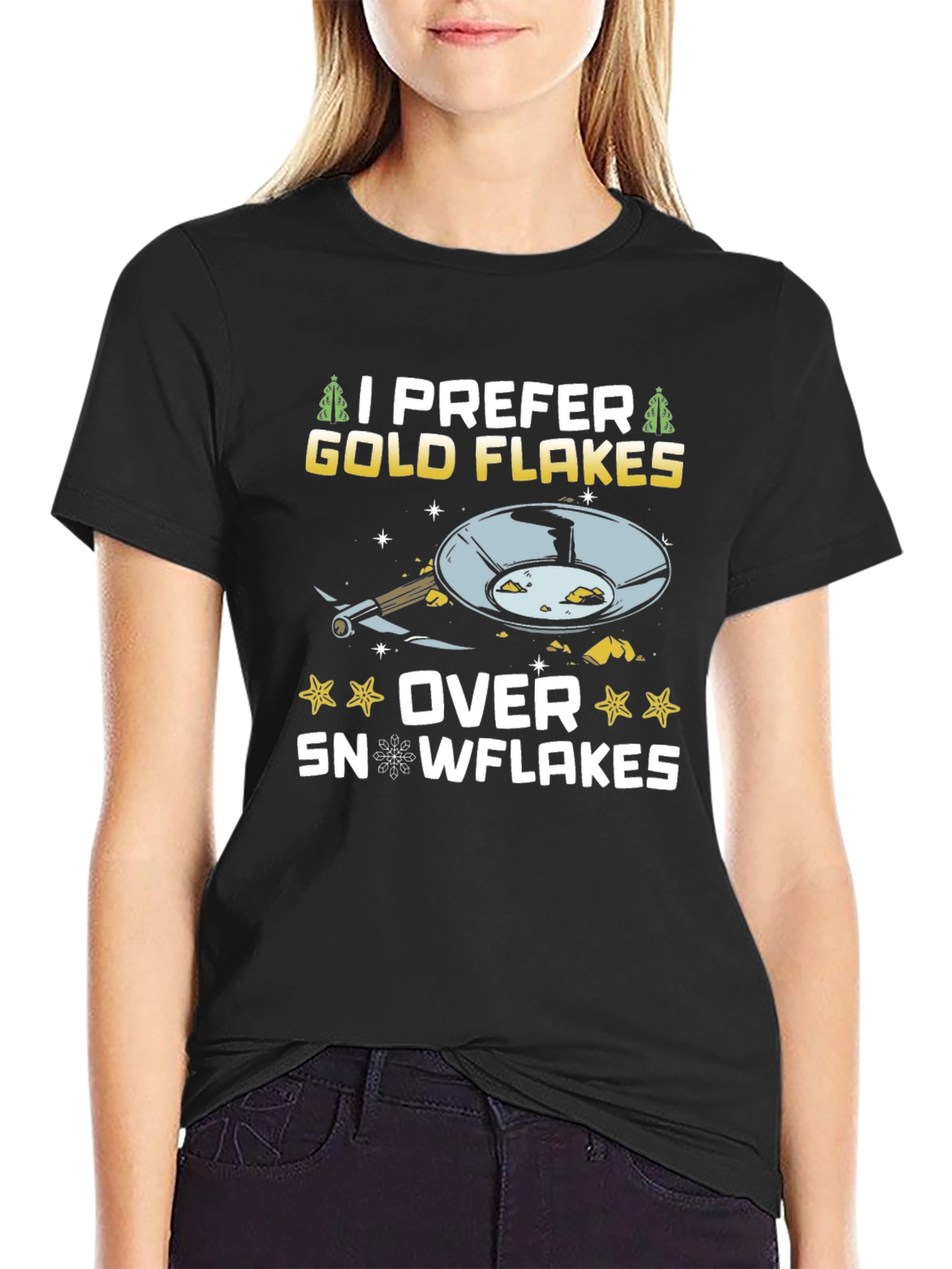 I Prefer Gold Flakes T-Shirt - Prospecting Tee