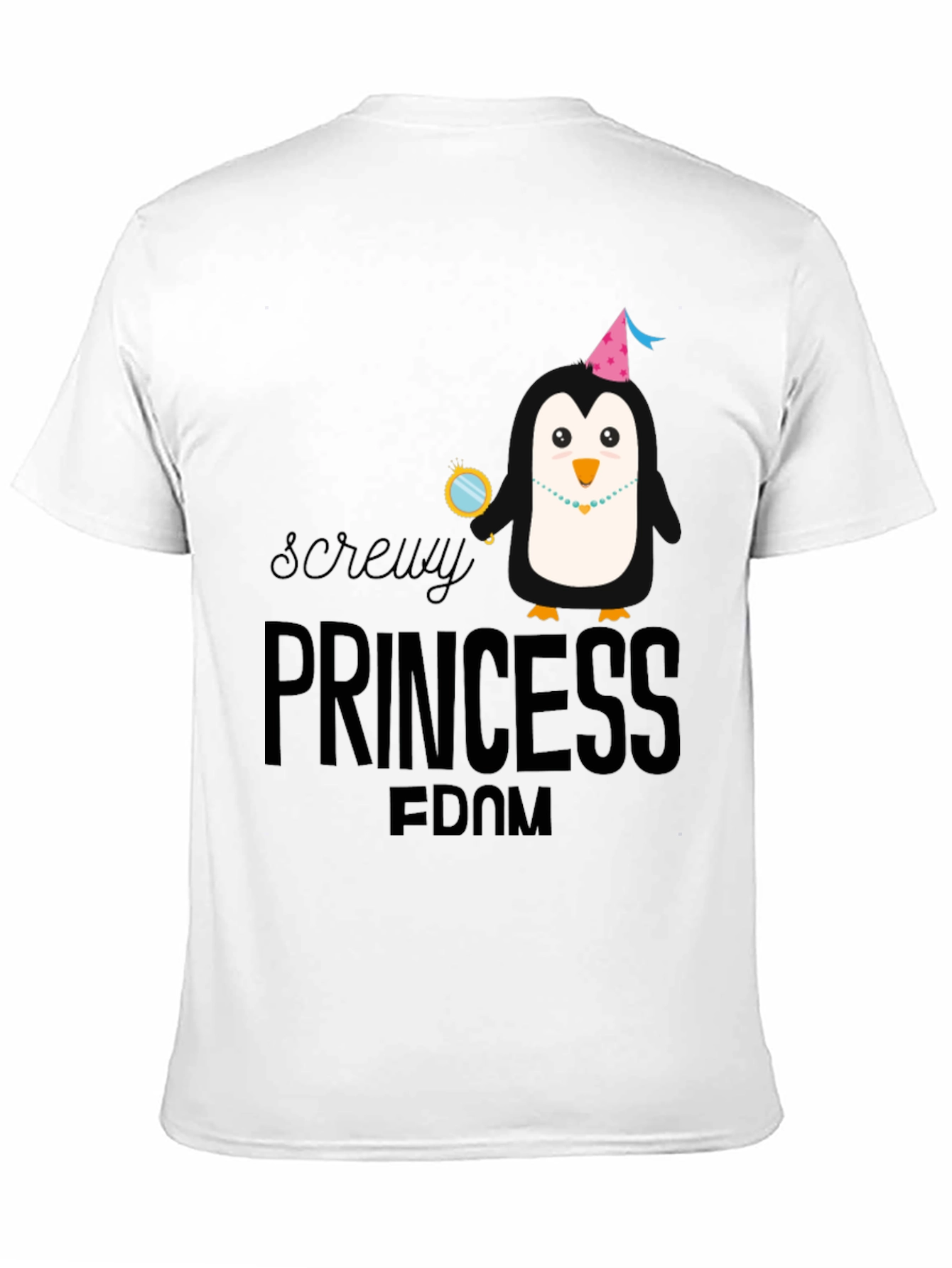 Screwuy Princess Fdom Penguin T-Shirt