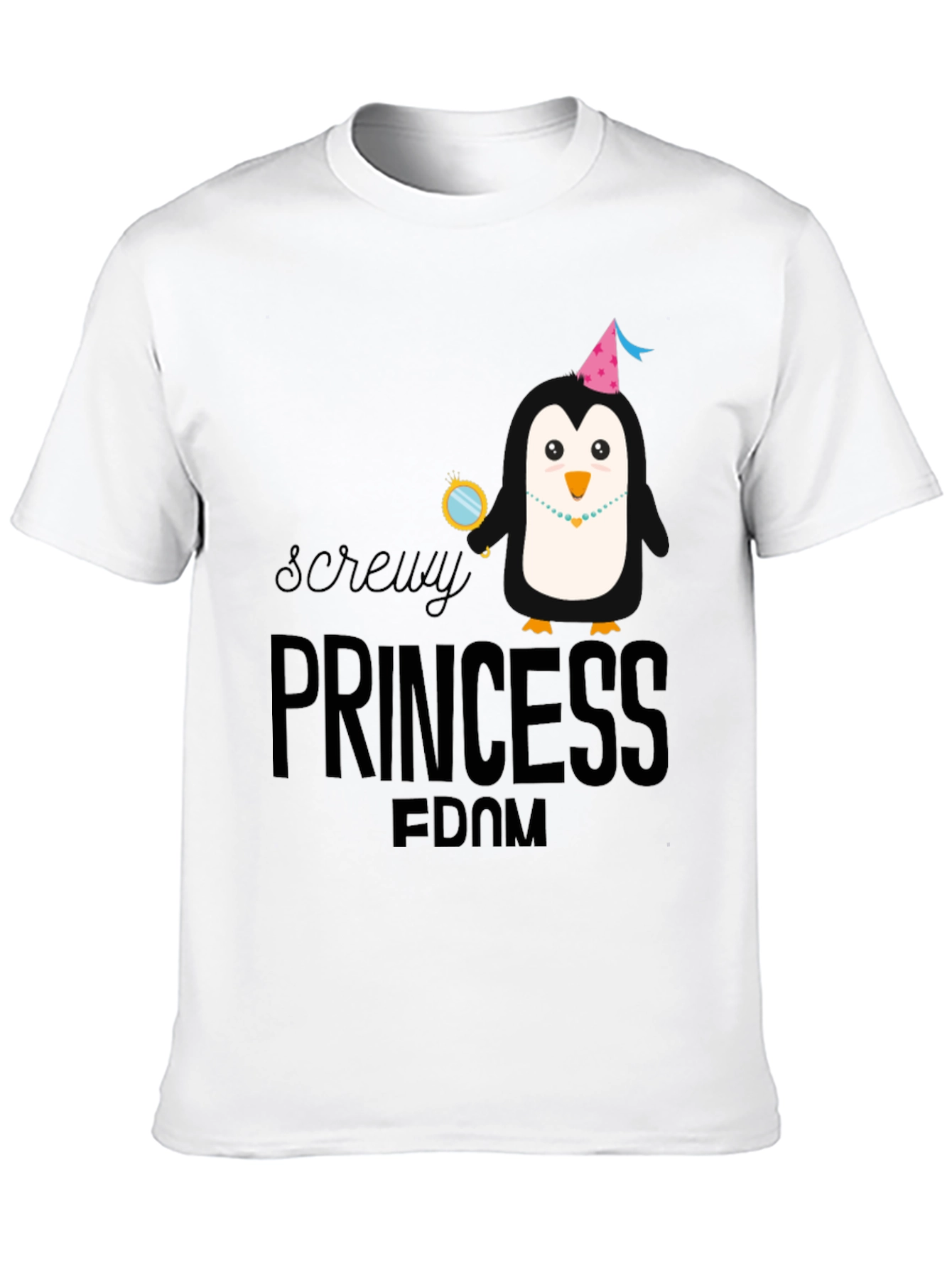 Screwuy Princess Fdom Penguin T-Shirt