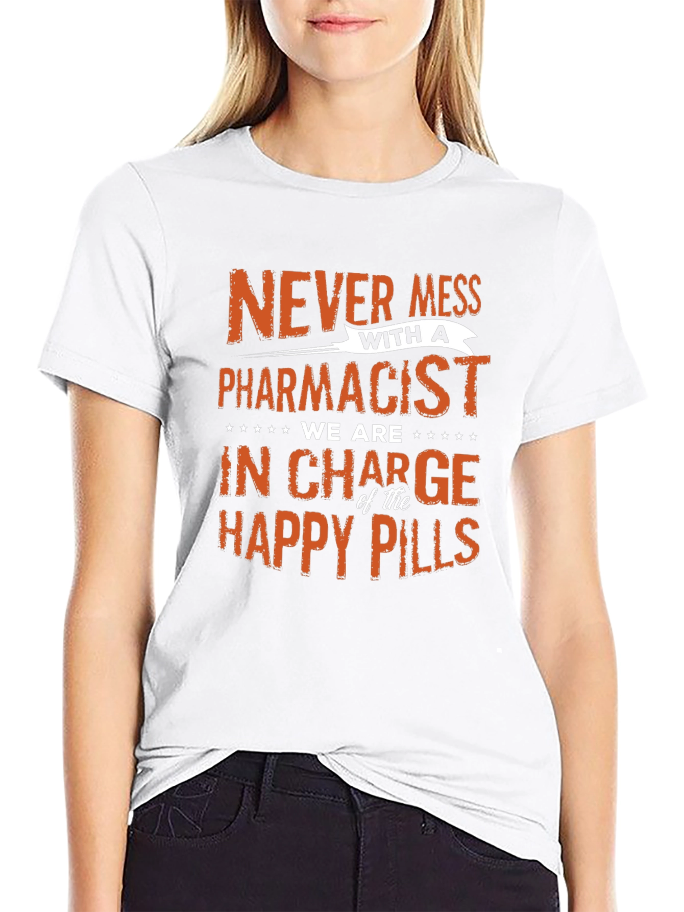 Pharmacist Happy Pills Graphic T-Shirt