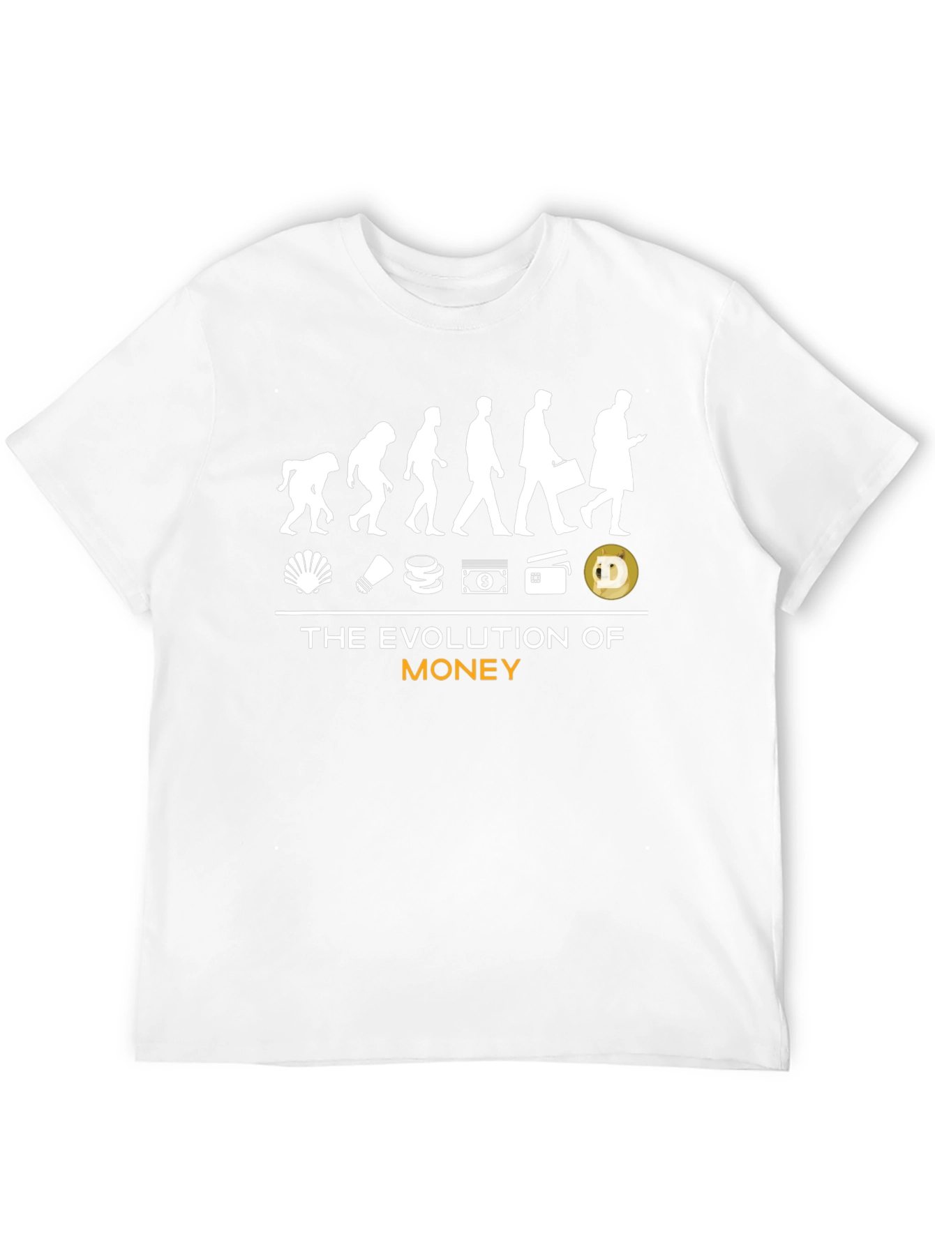 Evolution of Money Black T-Shirt