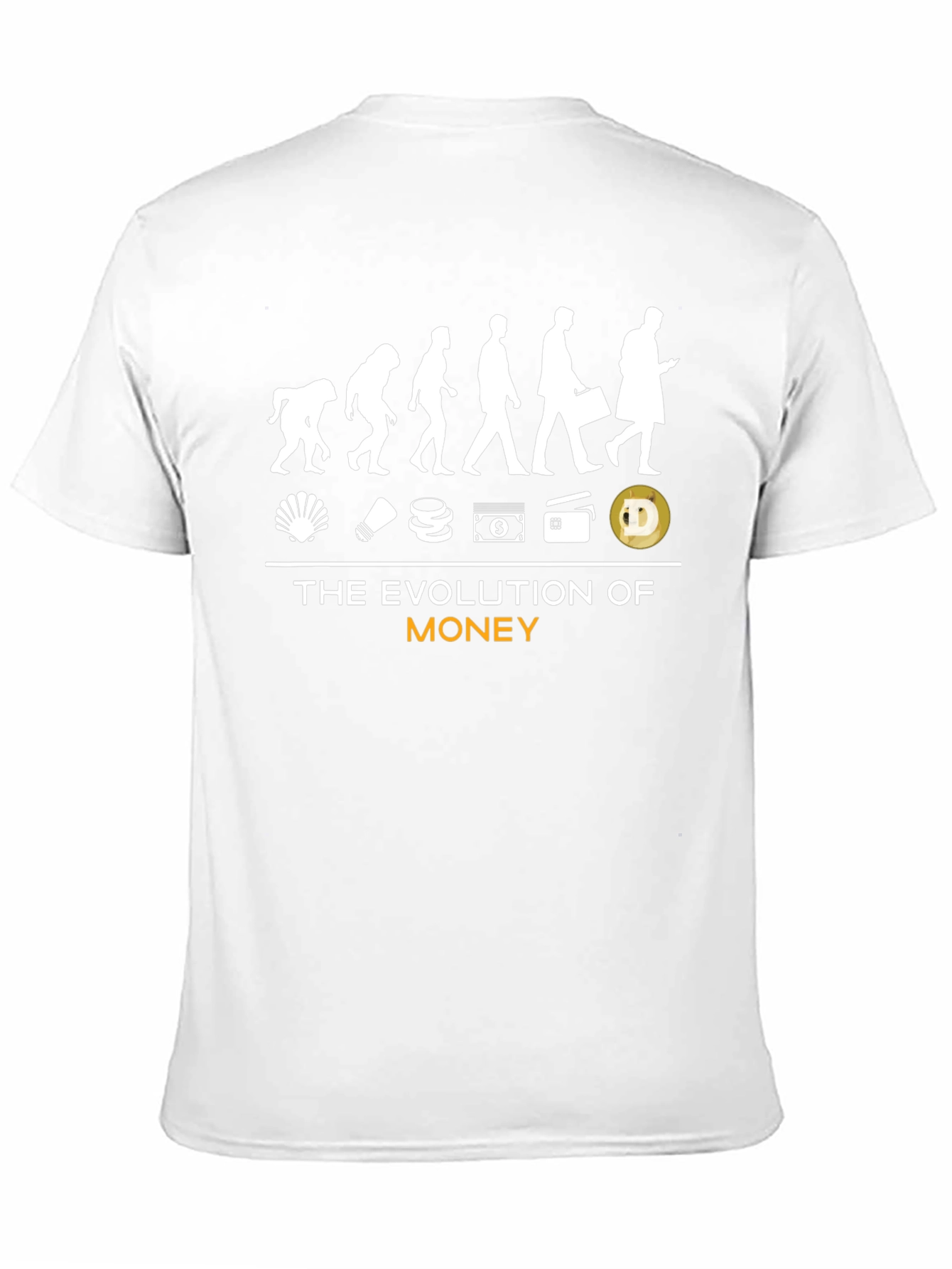 Evolution of Money Black T-Shirt