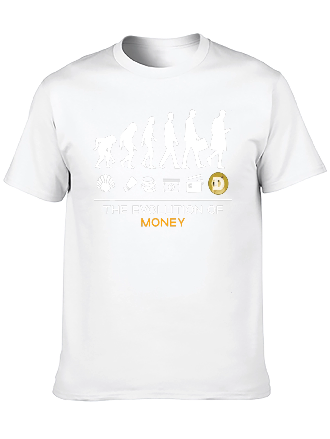 Evolution of Money Black T-Shirt