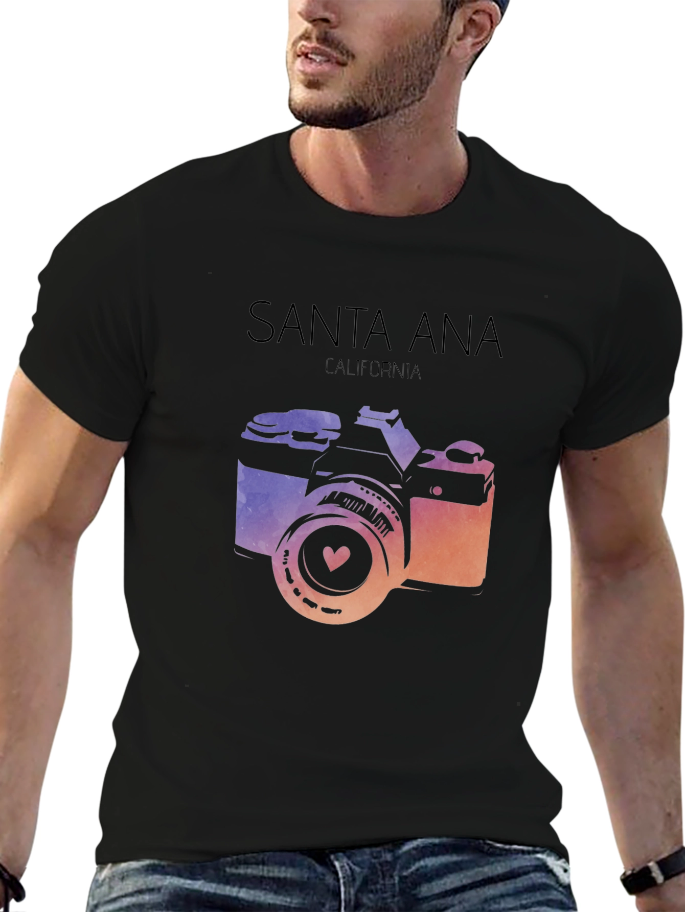 Santa Ana California Camera T-Shirt