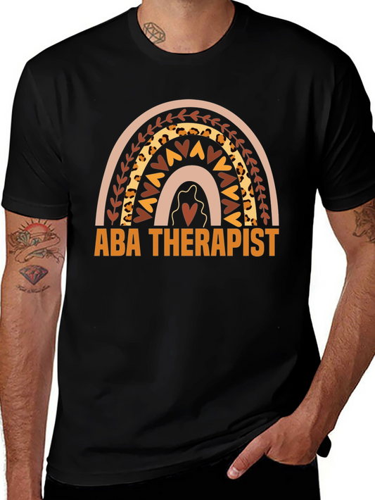 ABA Therapist Rainbow Graphic Tee
