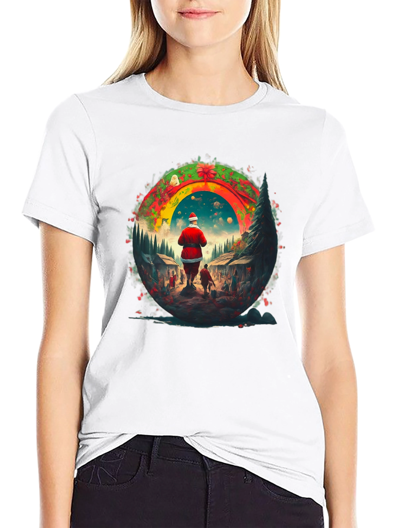 Festive Santa Claus T-Shirt