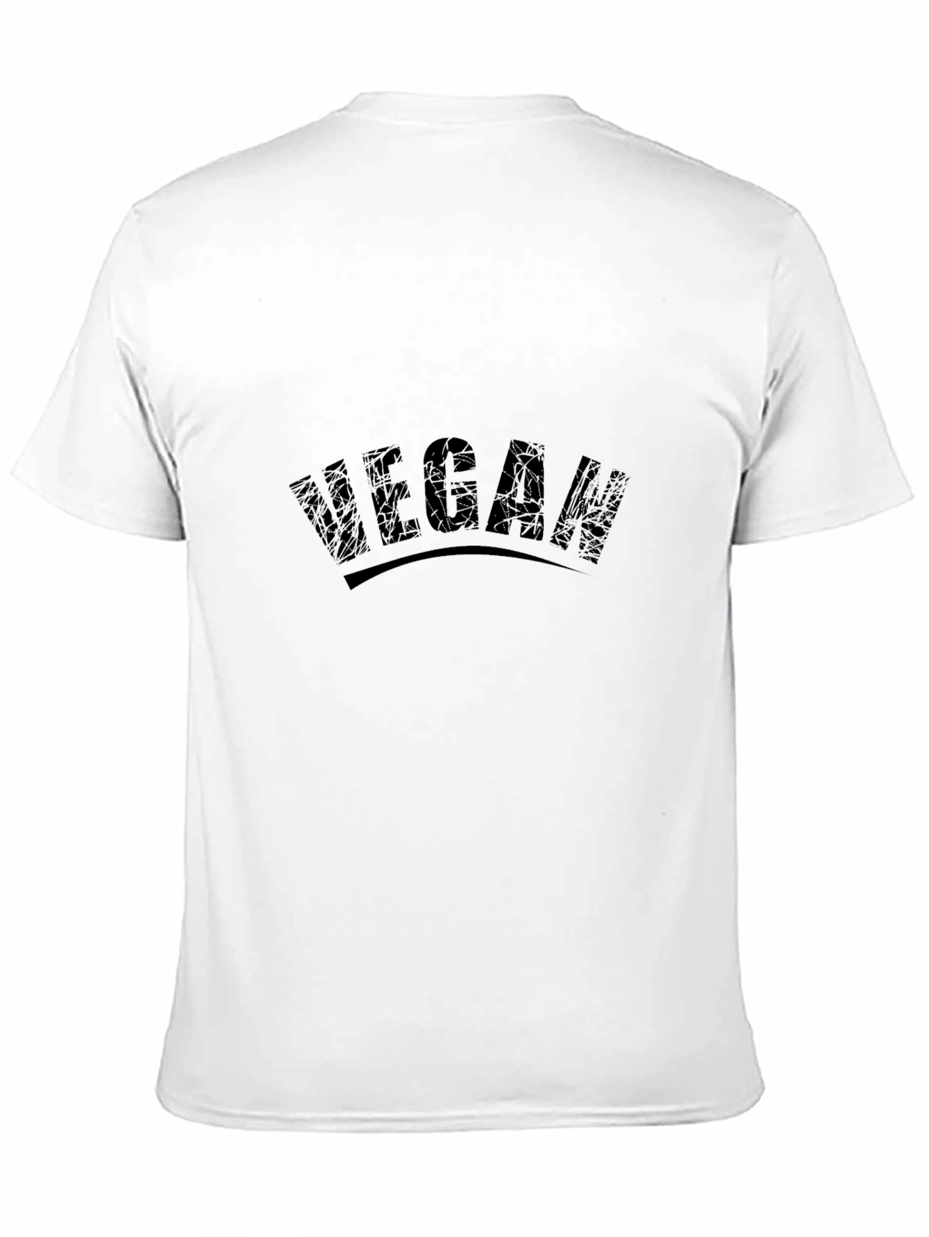 Vegan T-Shirt - Mens Black Graphic Tee