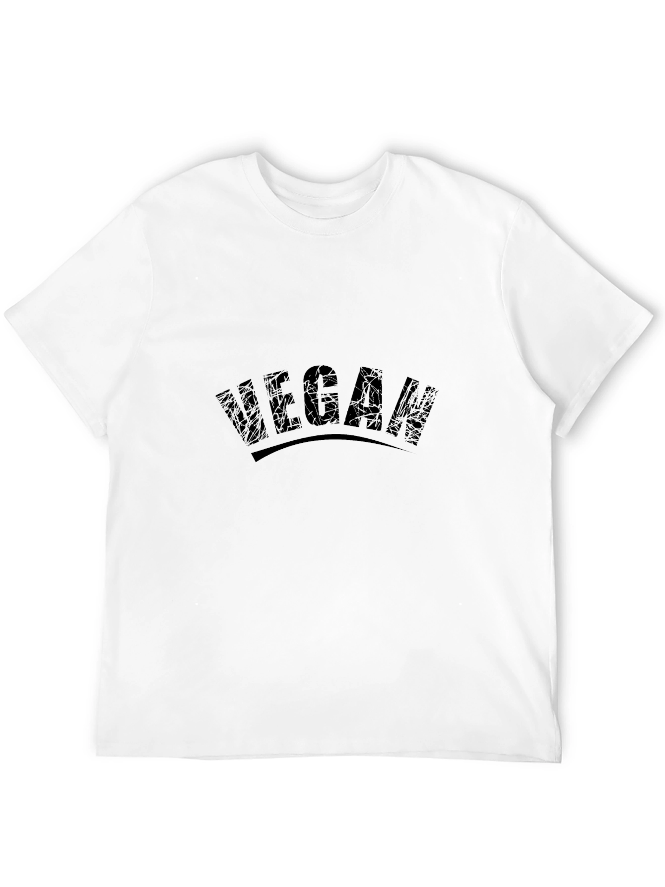 Vegan T-Shirt - Mens Black Graphic Tee