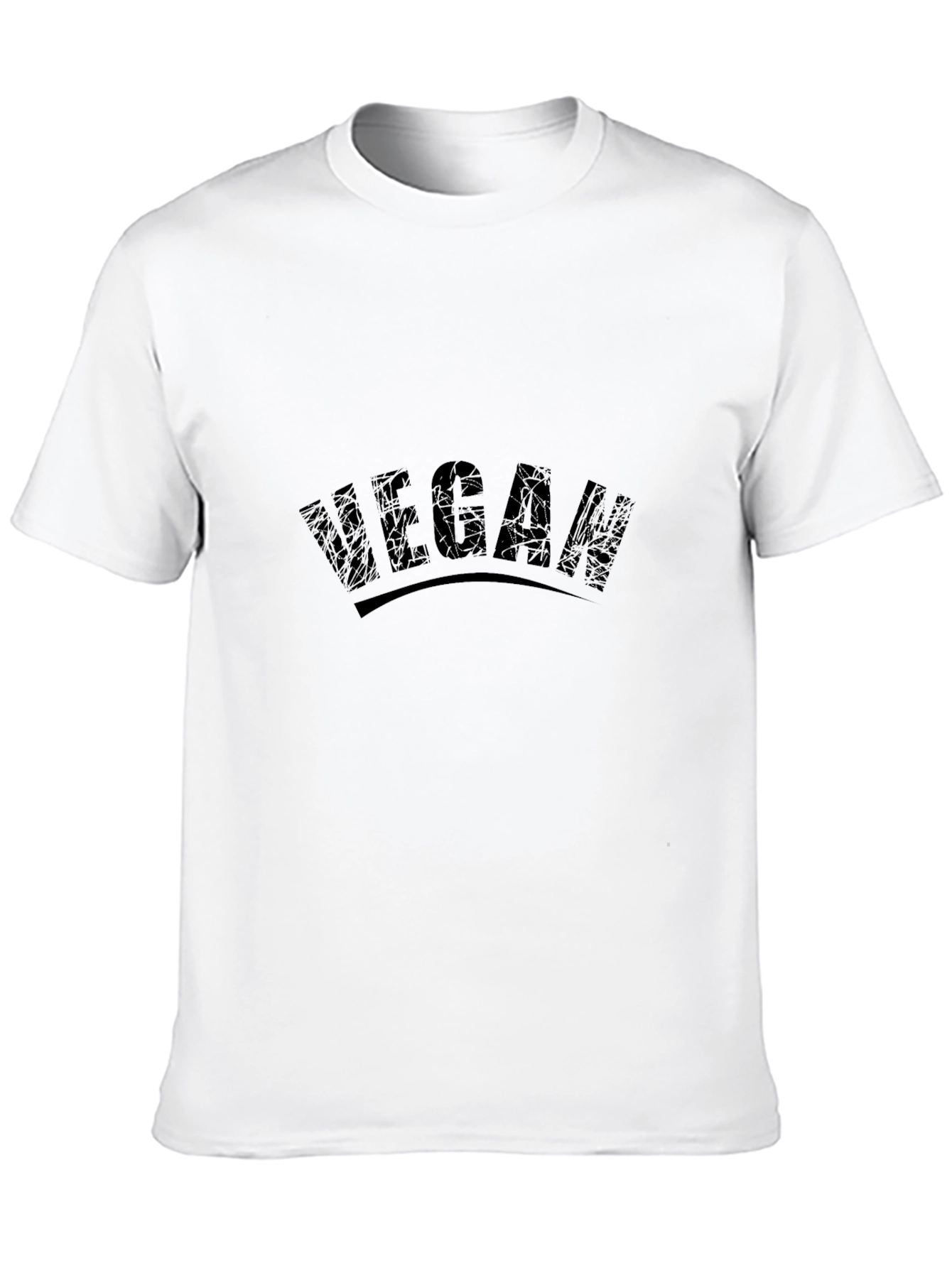 Vegan T-Shirt - Mens Black Graphic Tee